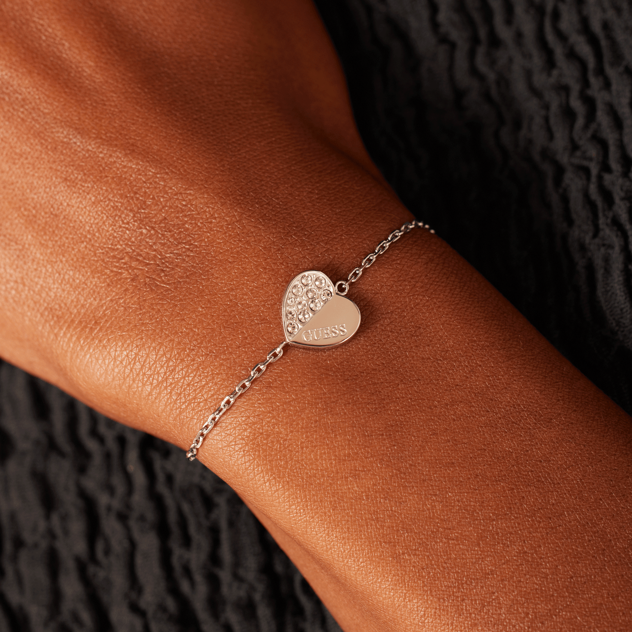 Guess stalen armband LOVELY GUESS