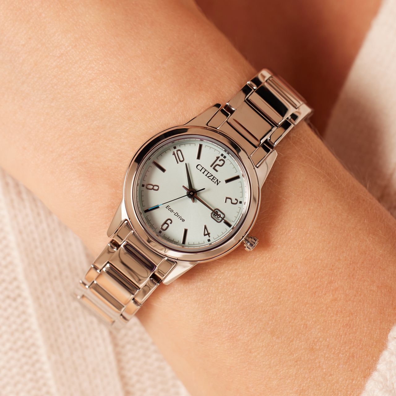 Citizen stainless steel dameshorloge FE1241-71X