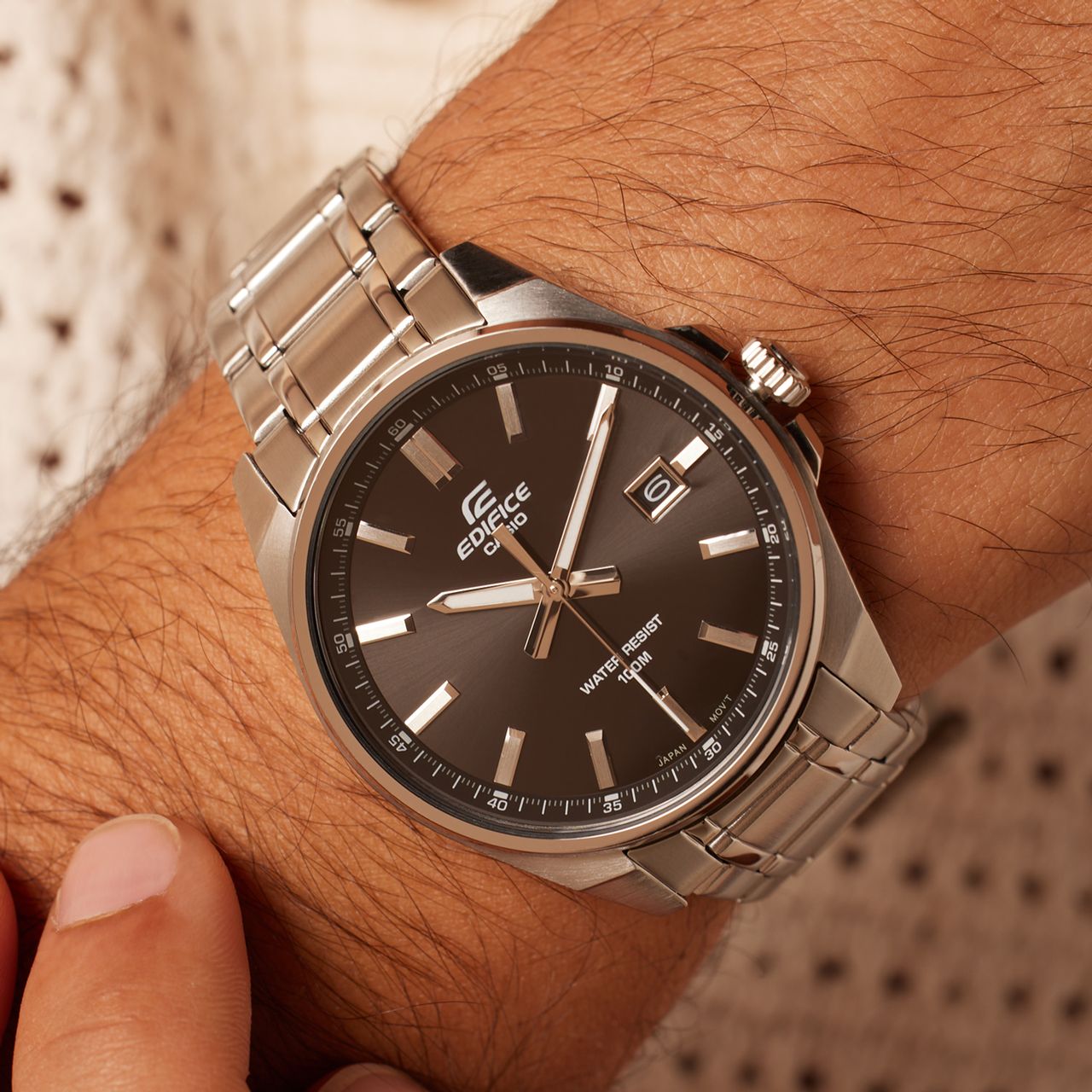 Edifice horloge stalen band EFV-150D-1AVUEF