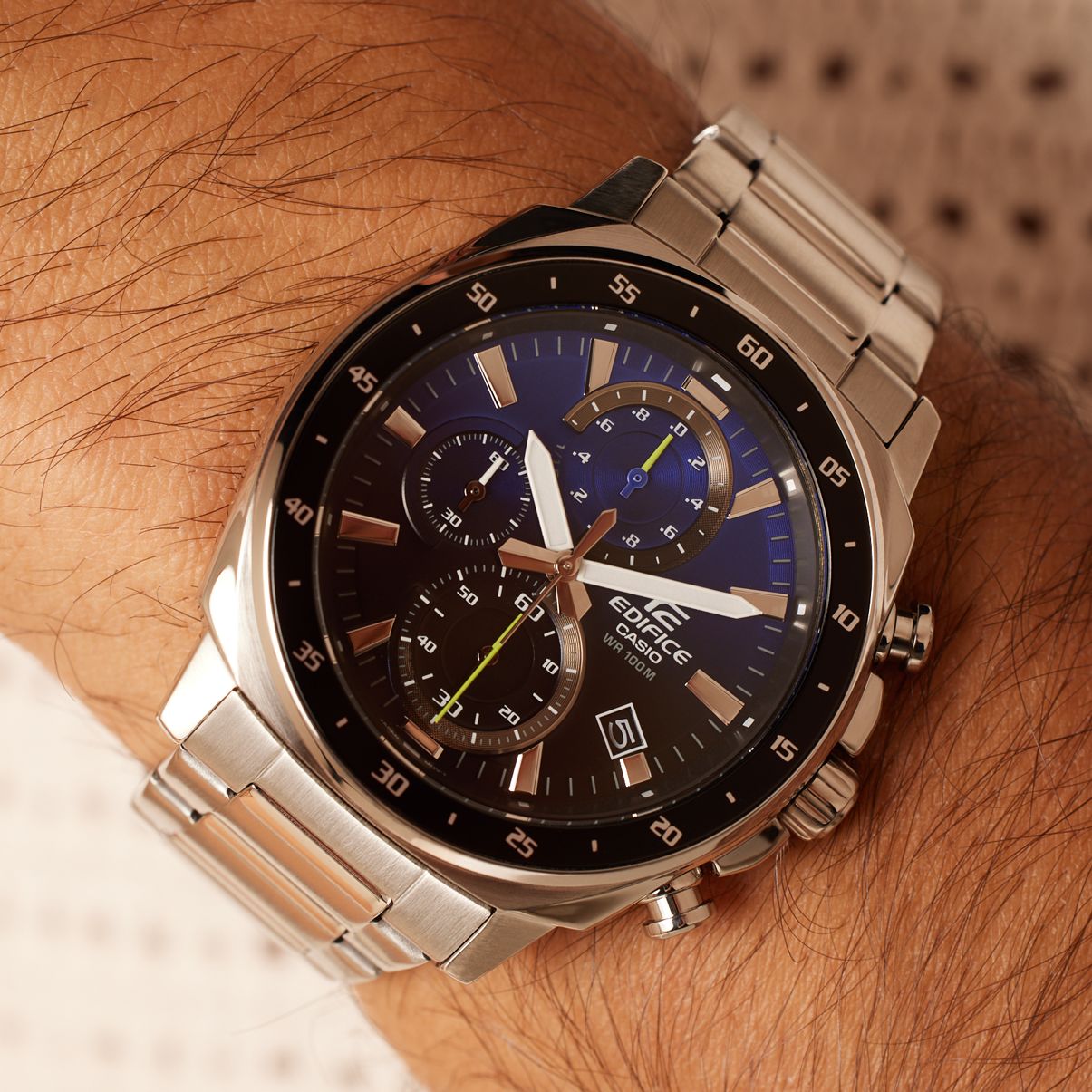 Edifice horloge stalen band EFV-600D-2AVUEF