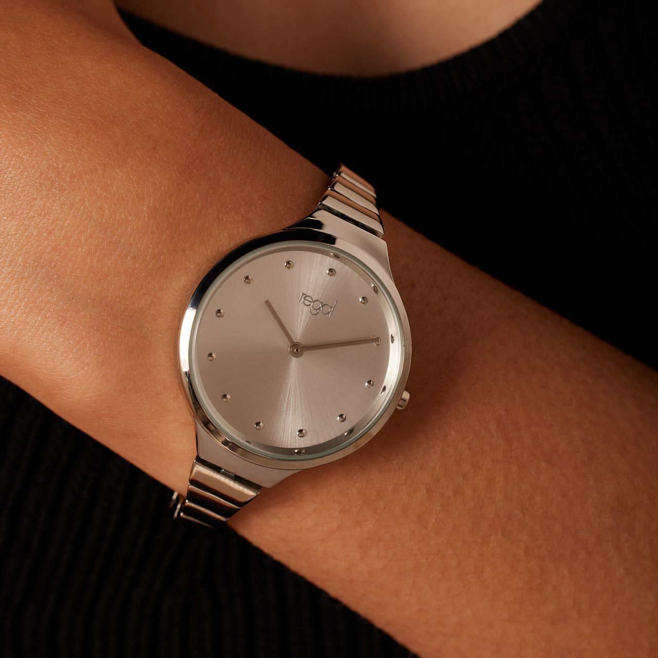 Regal Armbanduhr für Damen, silberfarben