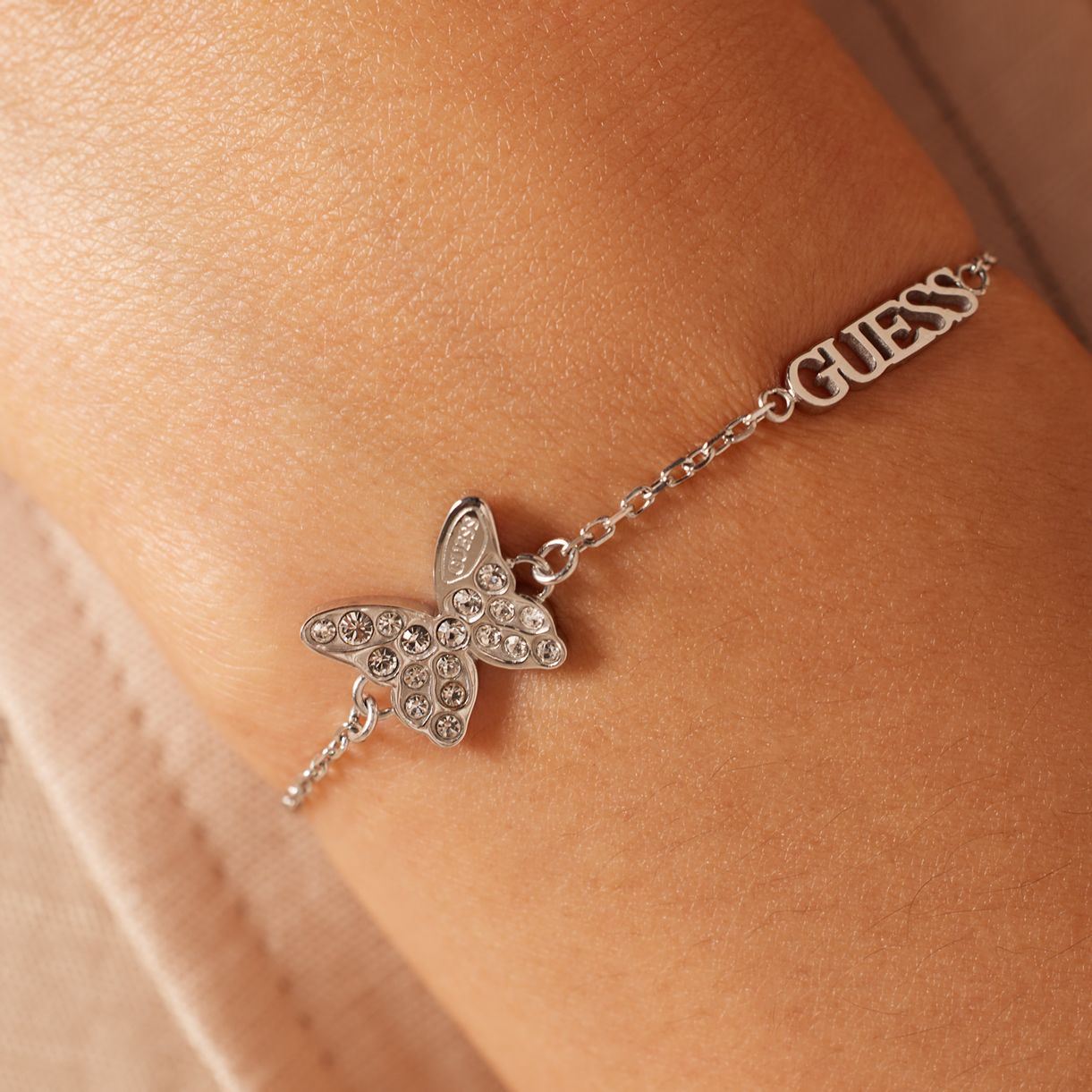 Guess Armband aus Edelstahl, CHRYSALIS