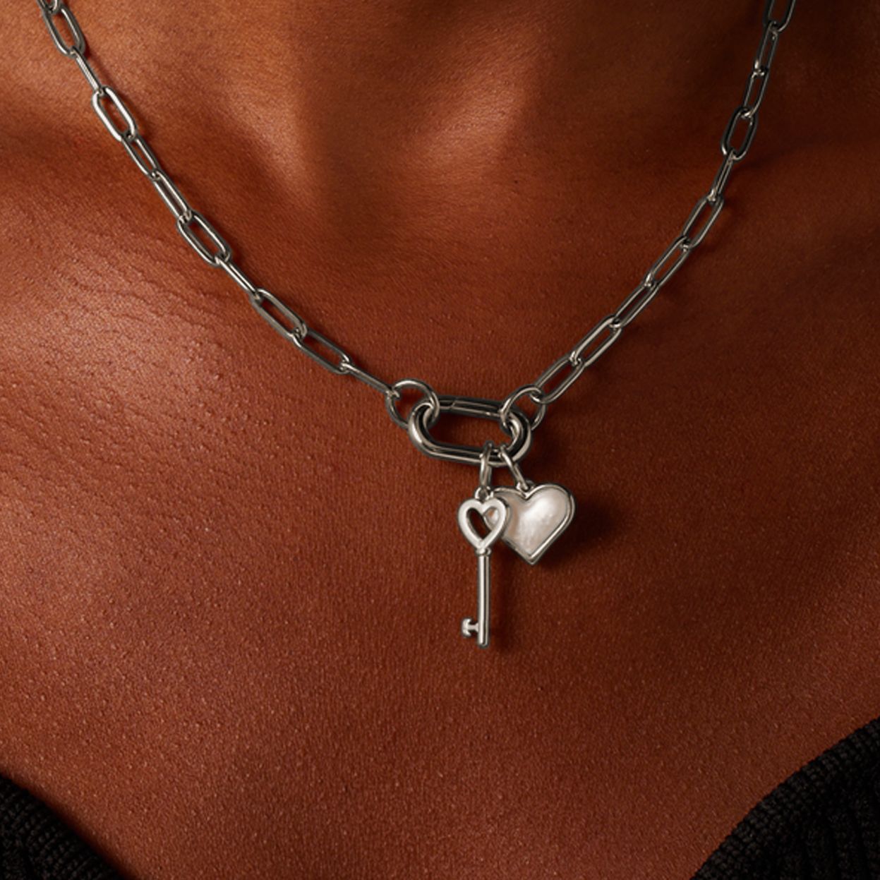 Charm aus Edelstahl, Schlüssel