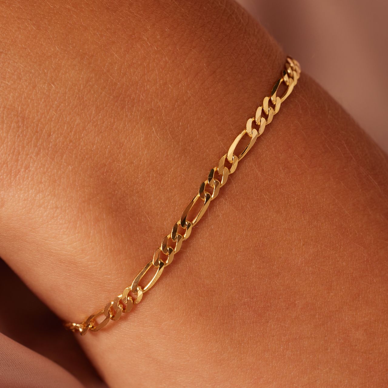Zilveren goldplated kinderarmband schakelarmband