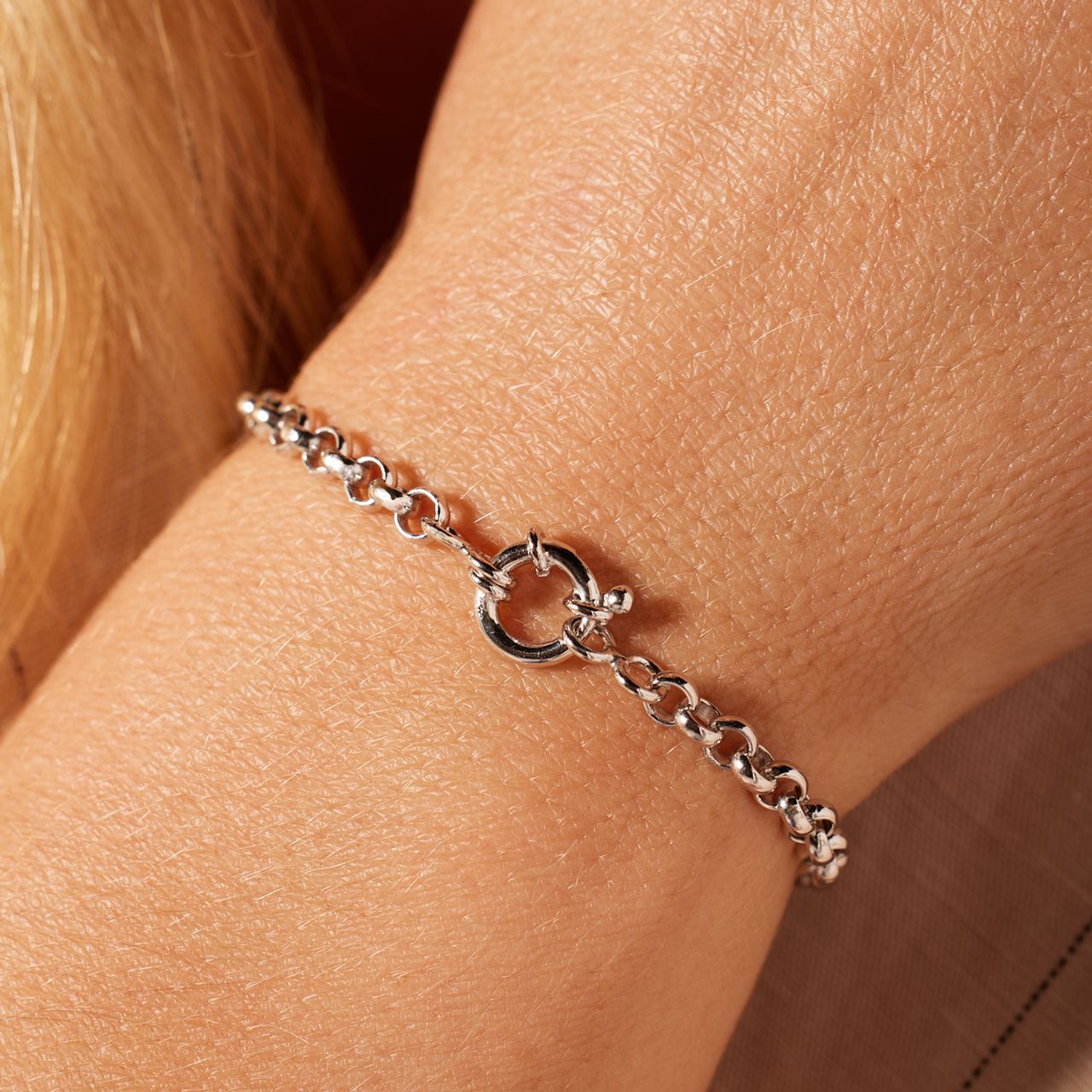 Zilveren armband jasseron