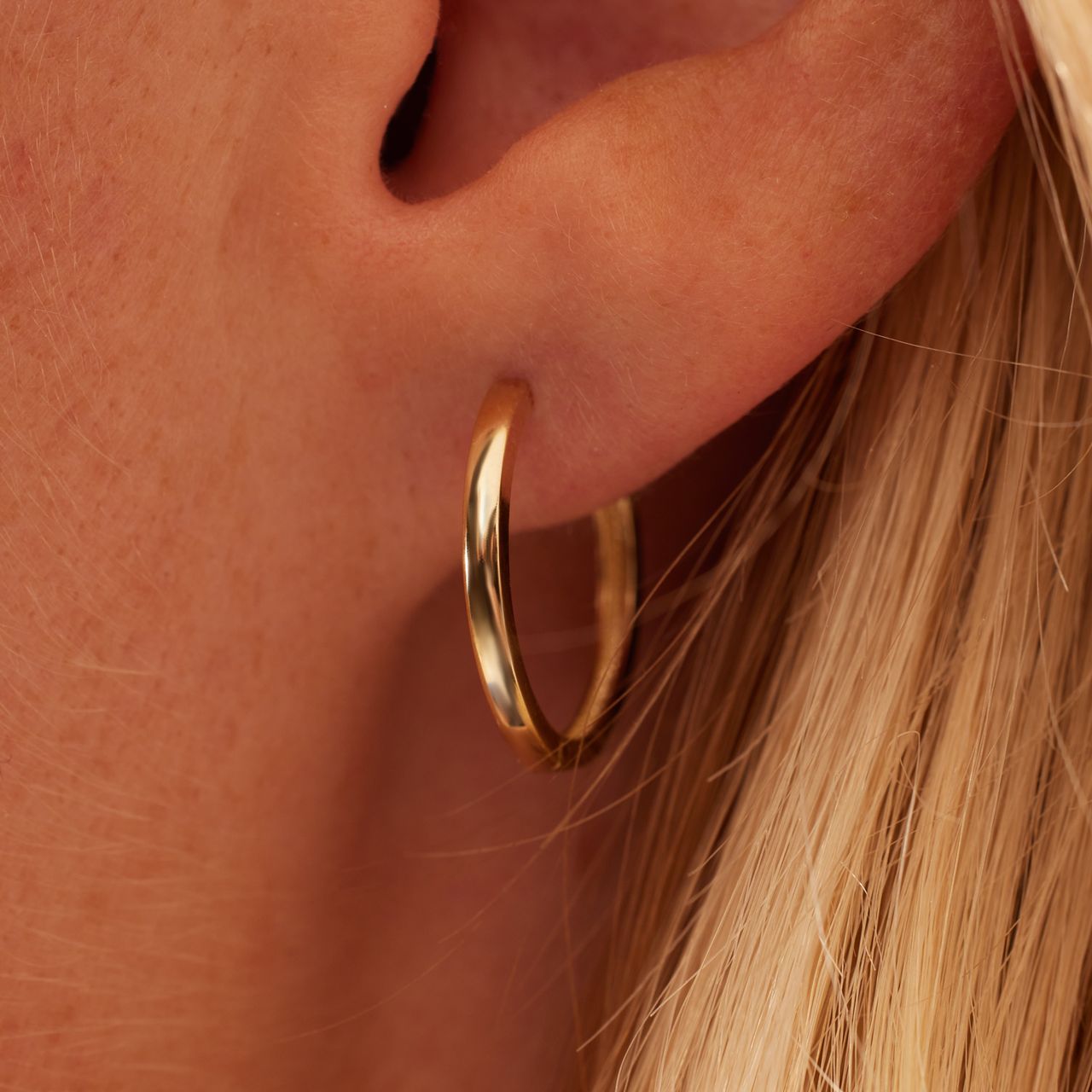 Ohrringe aus 585er Gold, 14,5 mm