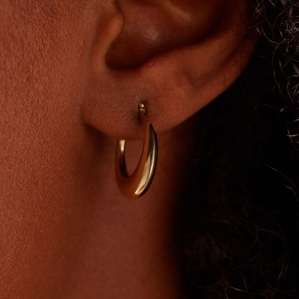 9 karaat oorbellen bold