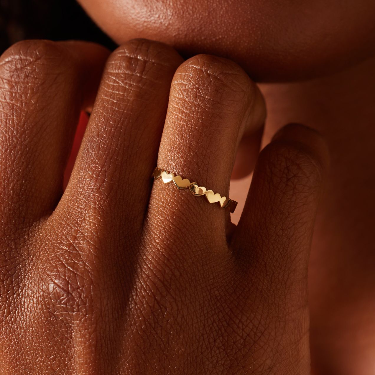 9 Karat Ring Herzchen