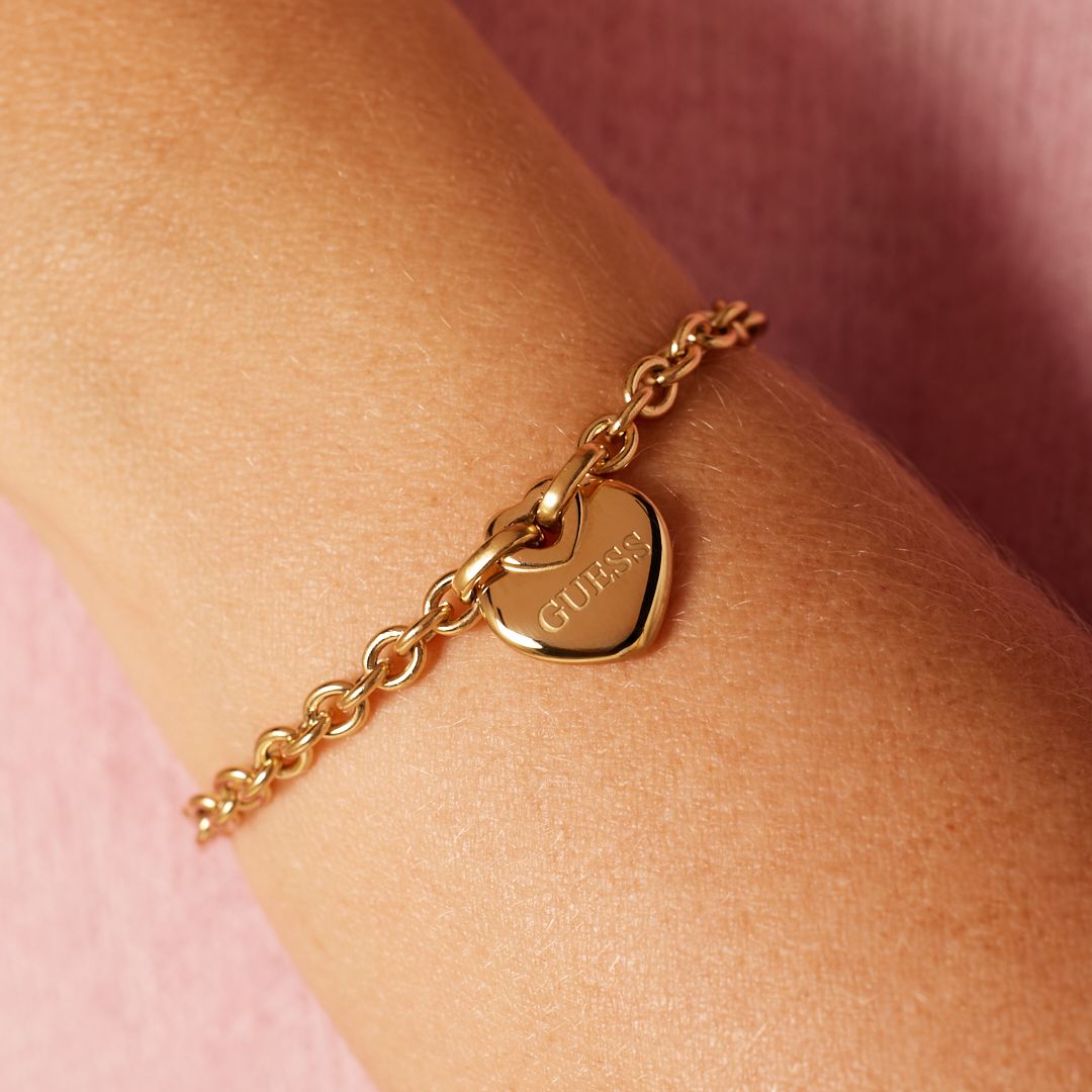 Guess talen goldplated armband CRAZY IN LOVE