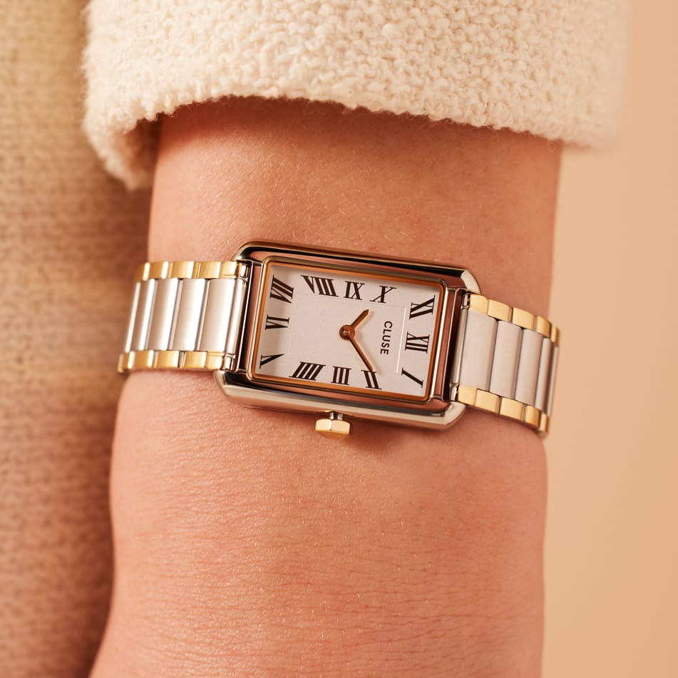 CLUSE - Belisenna horloge bicolor staal