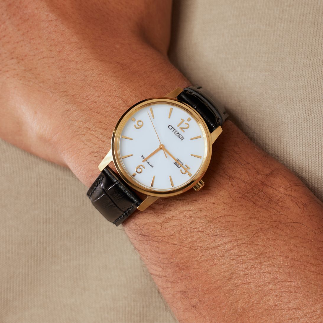 Citizen Herren-Lederuhr NY4058-79LC