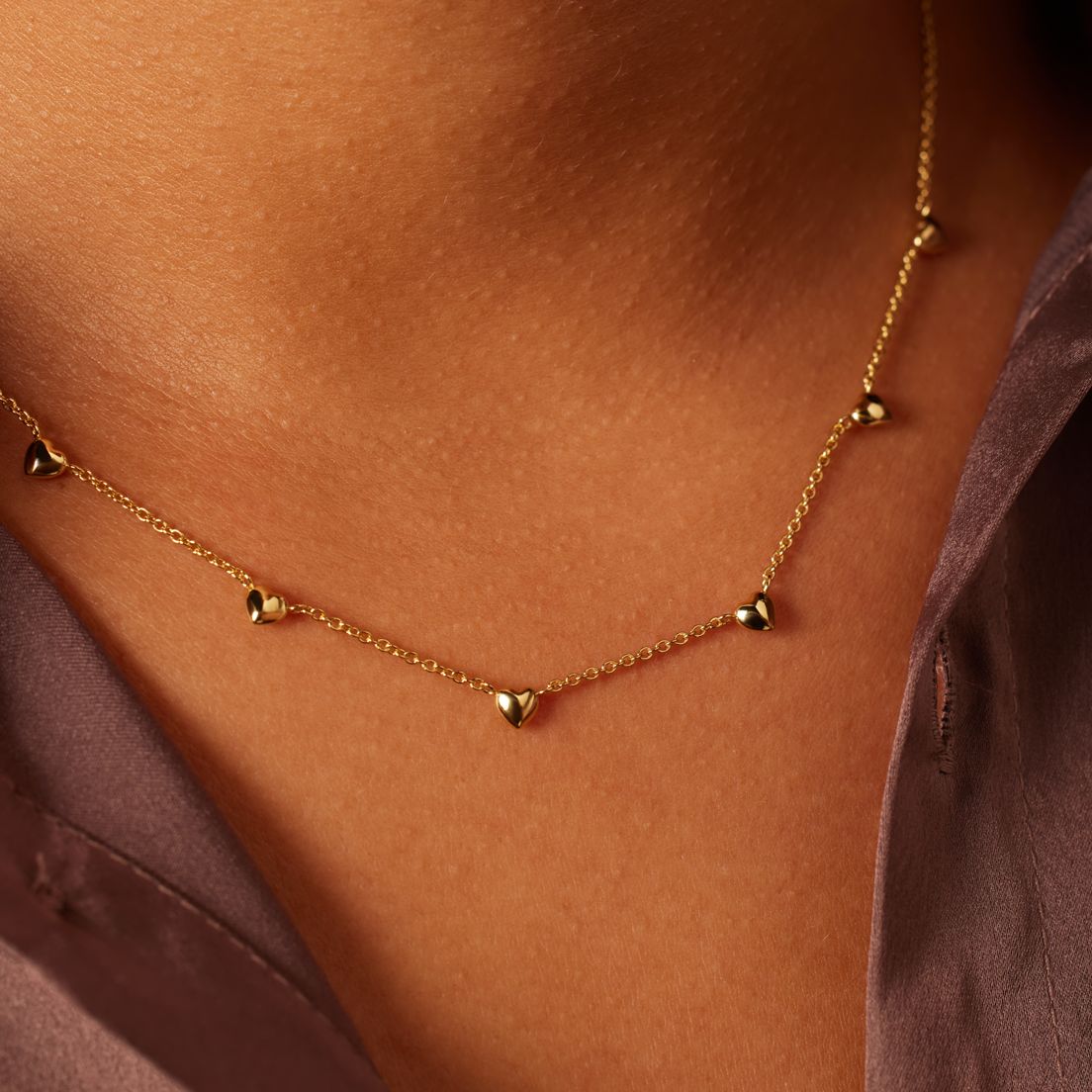 Zilveren goldplated ketting met hanger voor dames