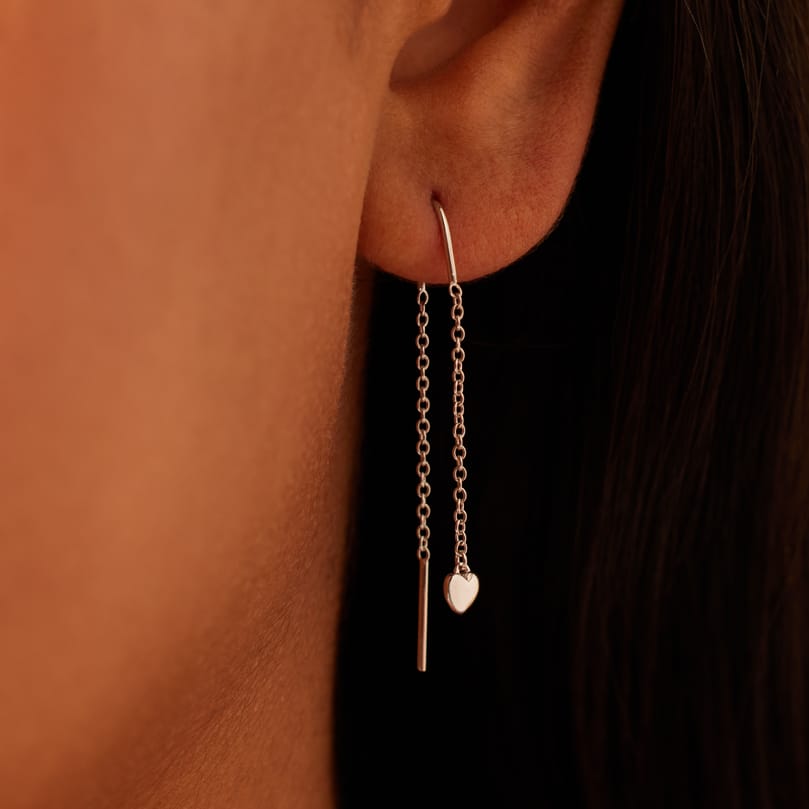 Zilveren oorhangers voor dames