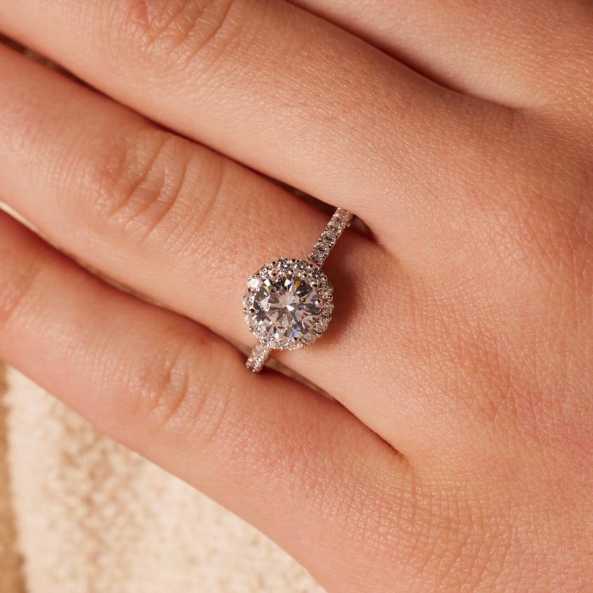 Zilveren ring met zirkonia voor dames