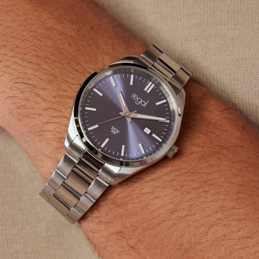Regal heren horloge met stainless steel band
