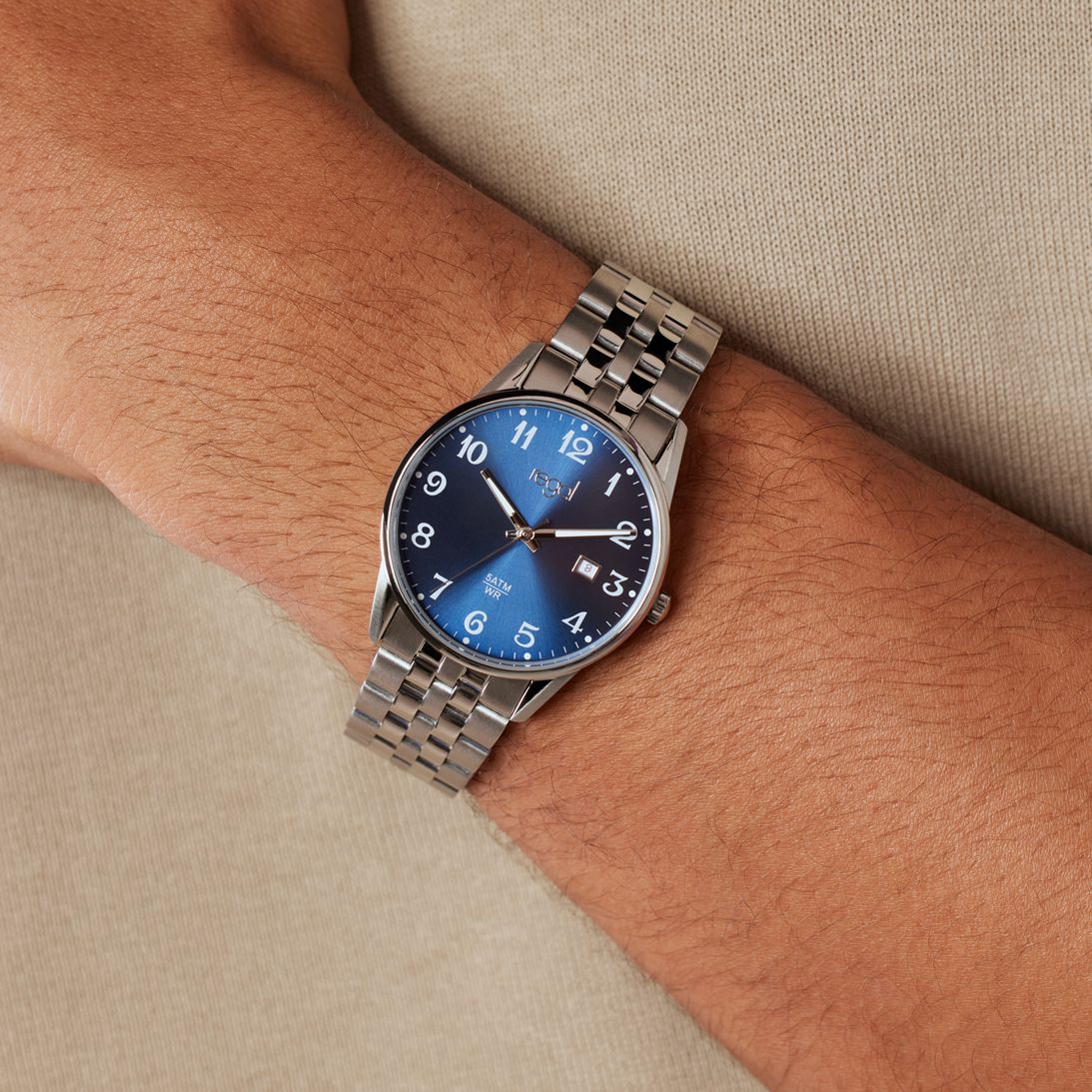 Regal heren horloge met stainless steel band
