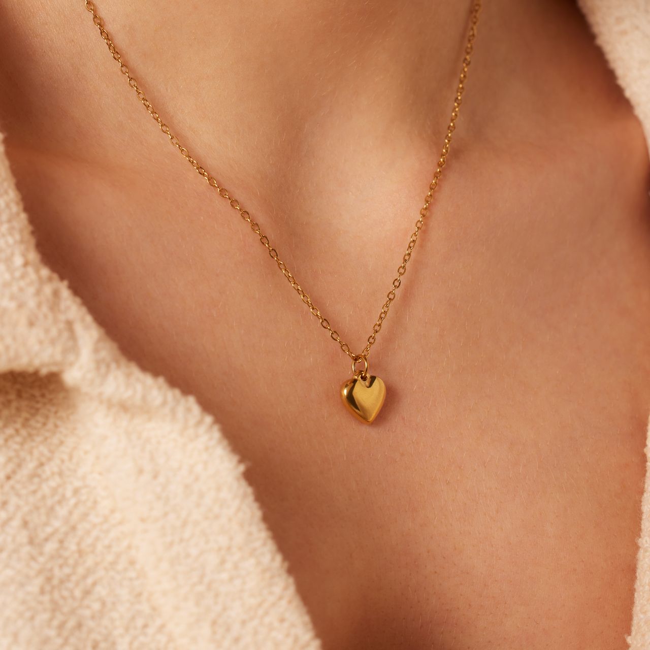 Stainless steel ketting met hanger voor dames