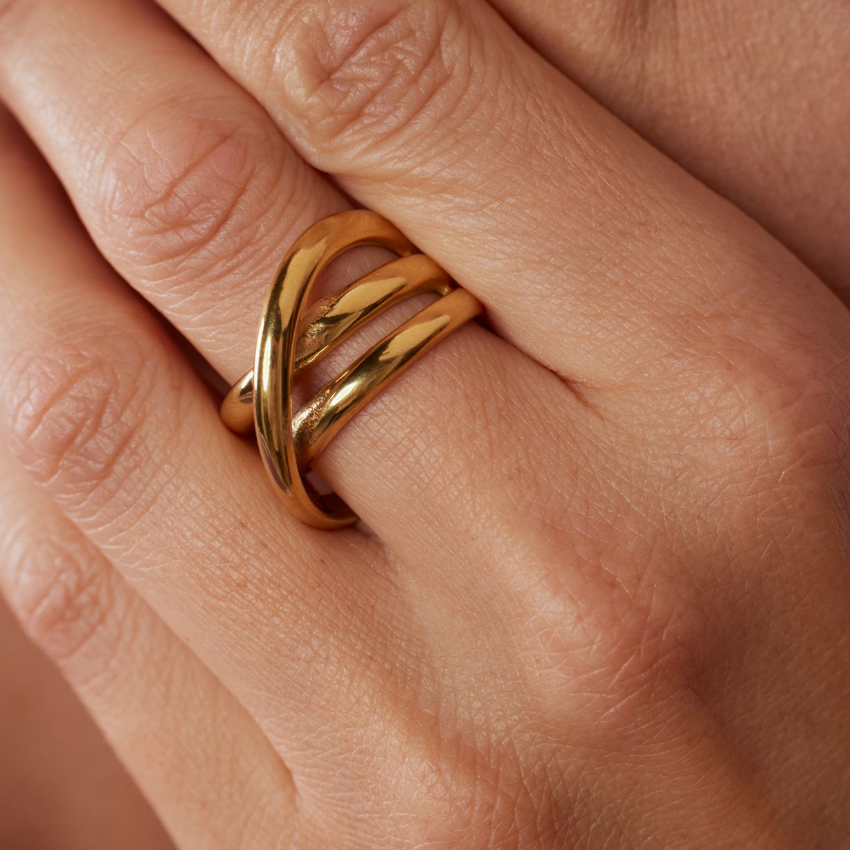 Stainless steel ring voor dames