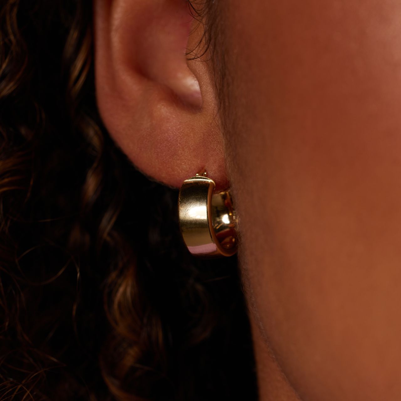9 Karat Ohrringe 14 mm