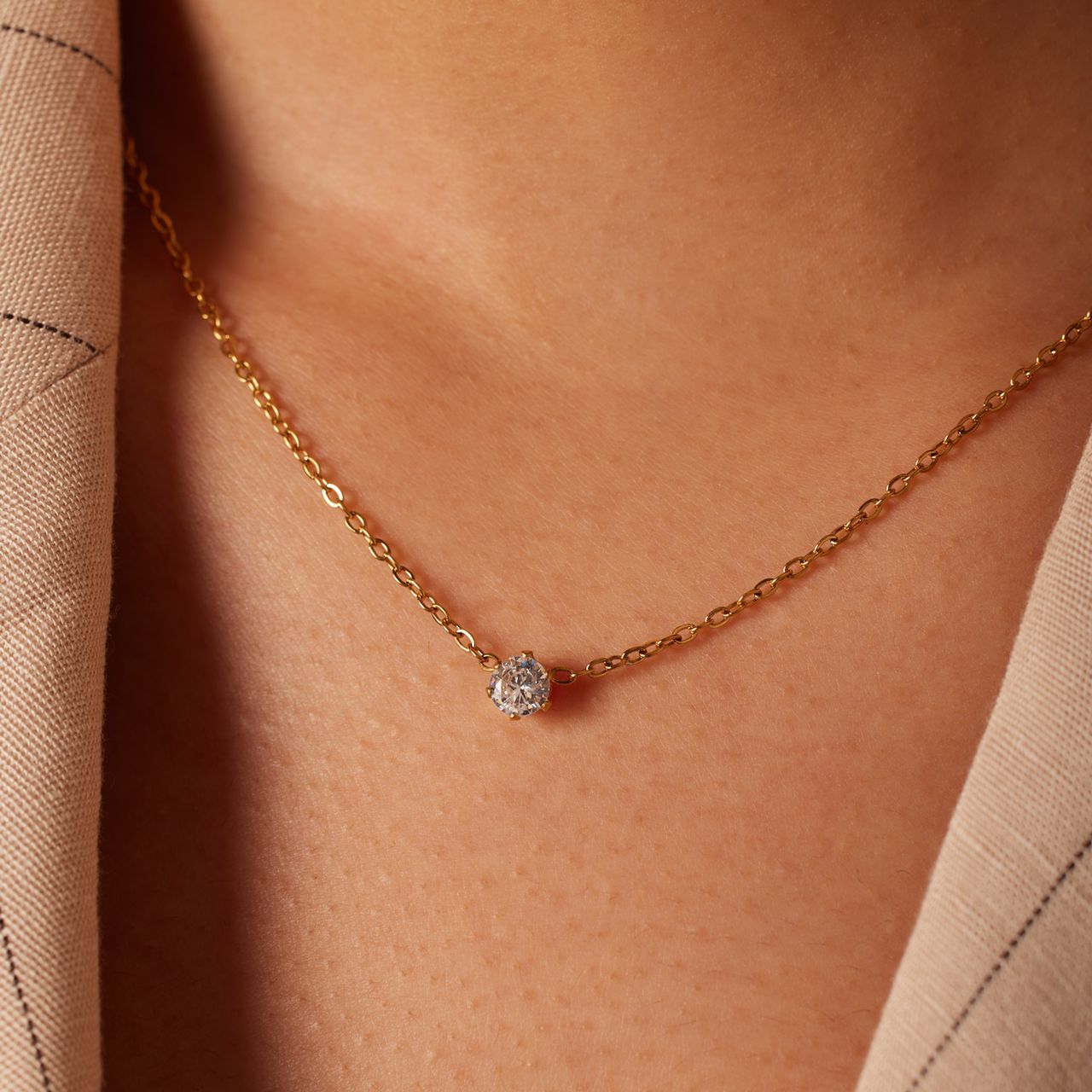 Regal cadeauset horloge met gratis collier goud