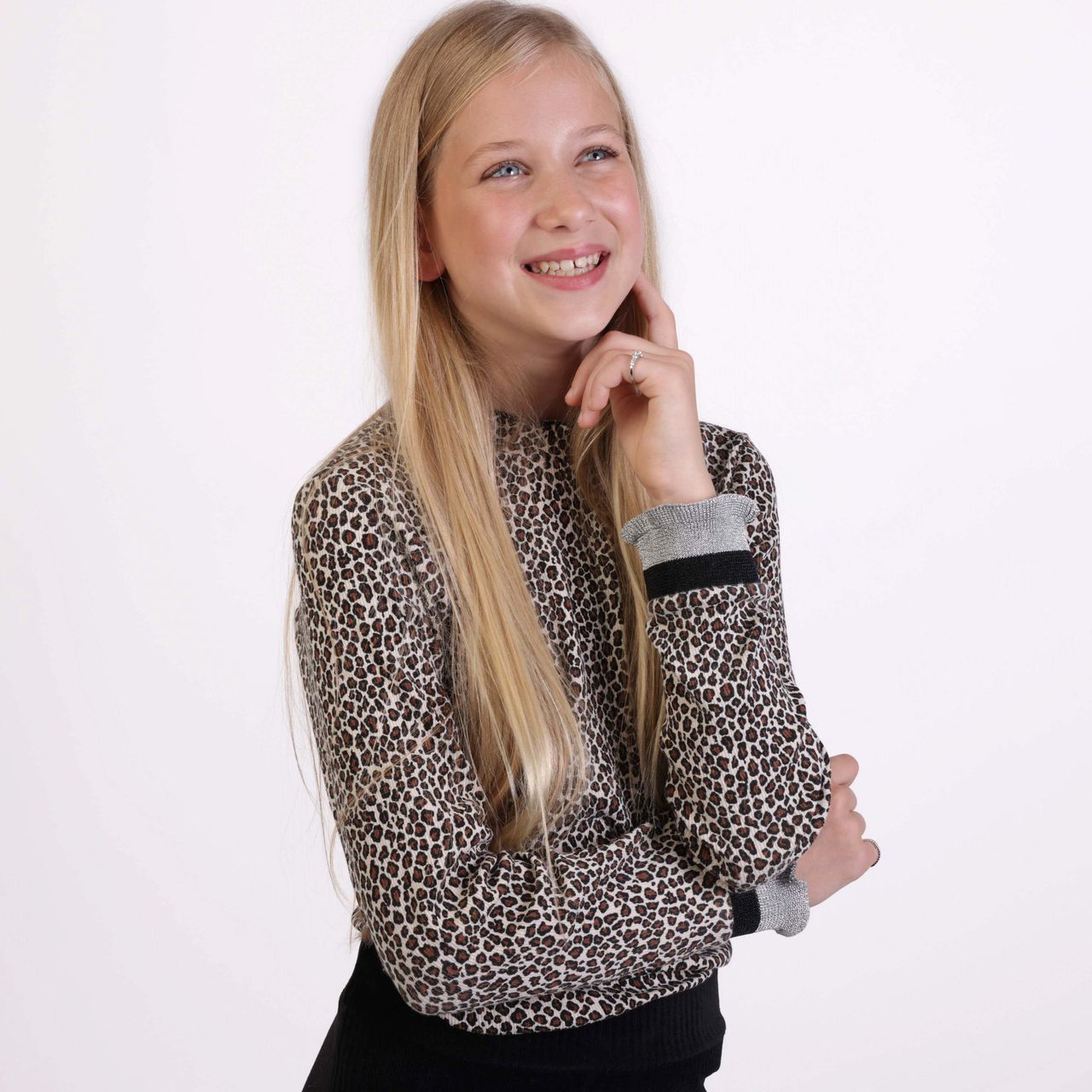 Zilveren kinderring met zirkonia