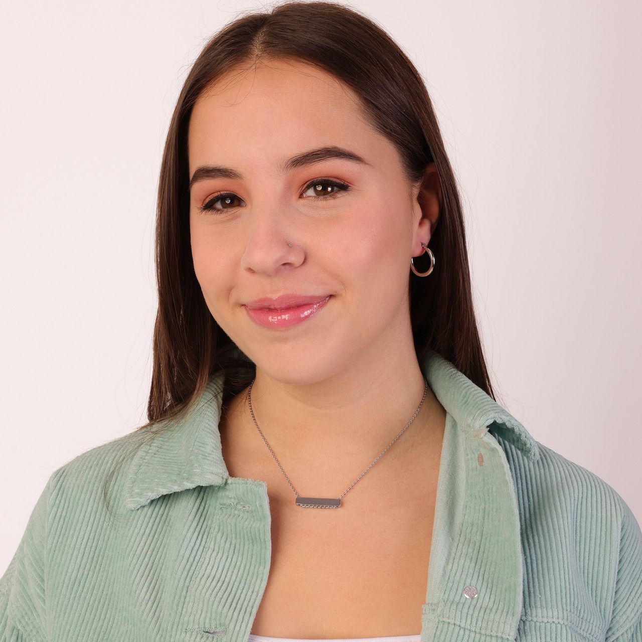 Gerecycled stainless steel oorbellen