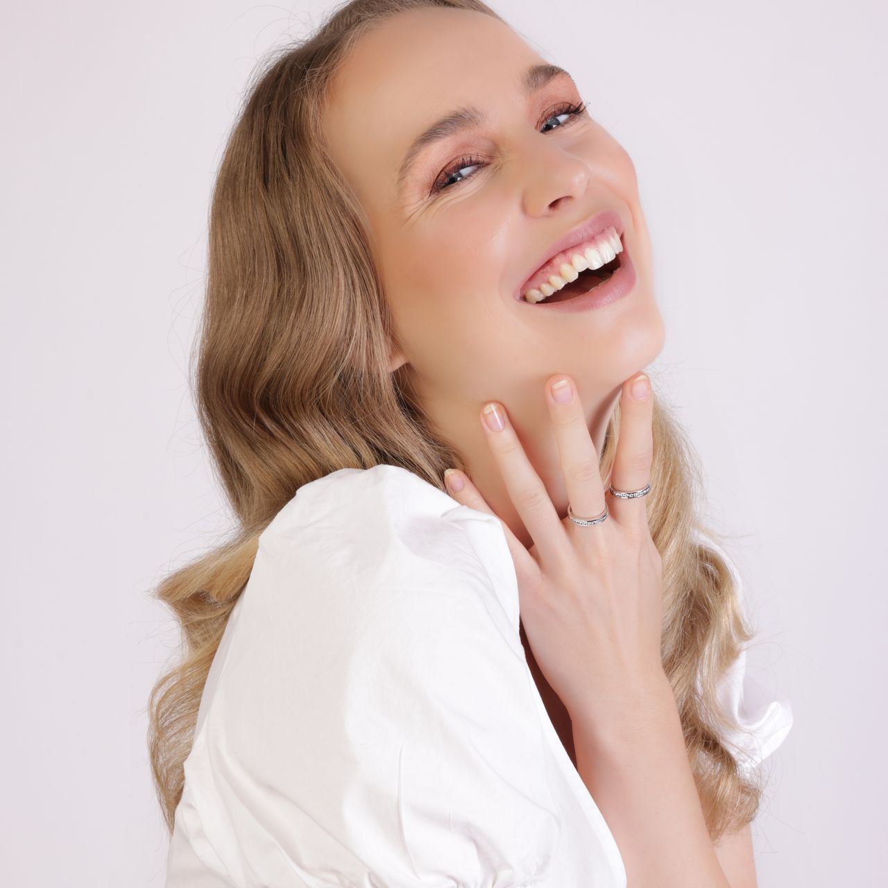 Zilveren ring met zirkonia