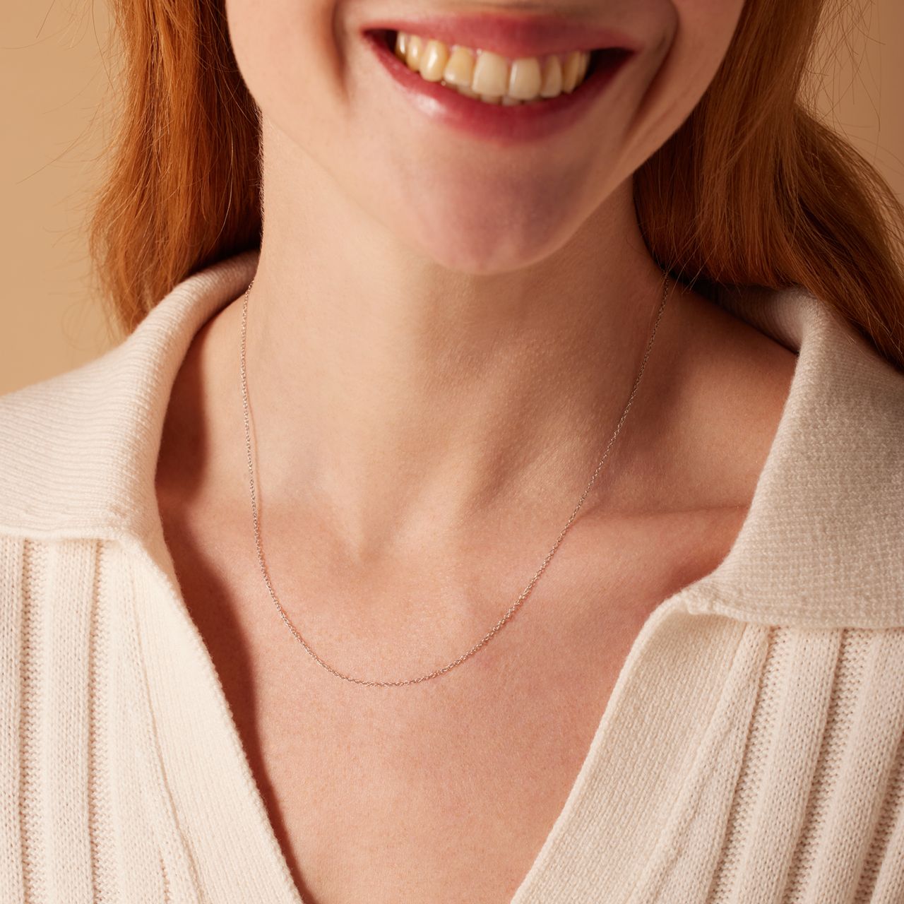 Zilveren ketting met initialen