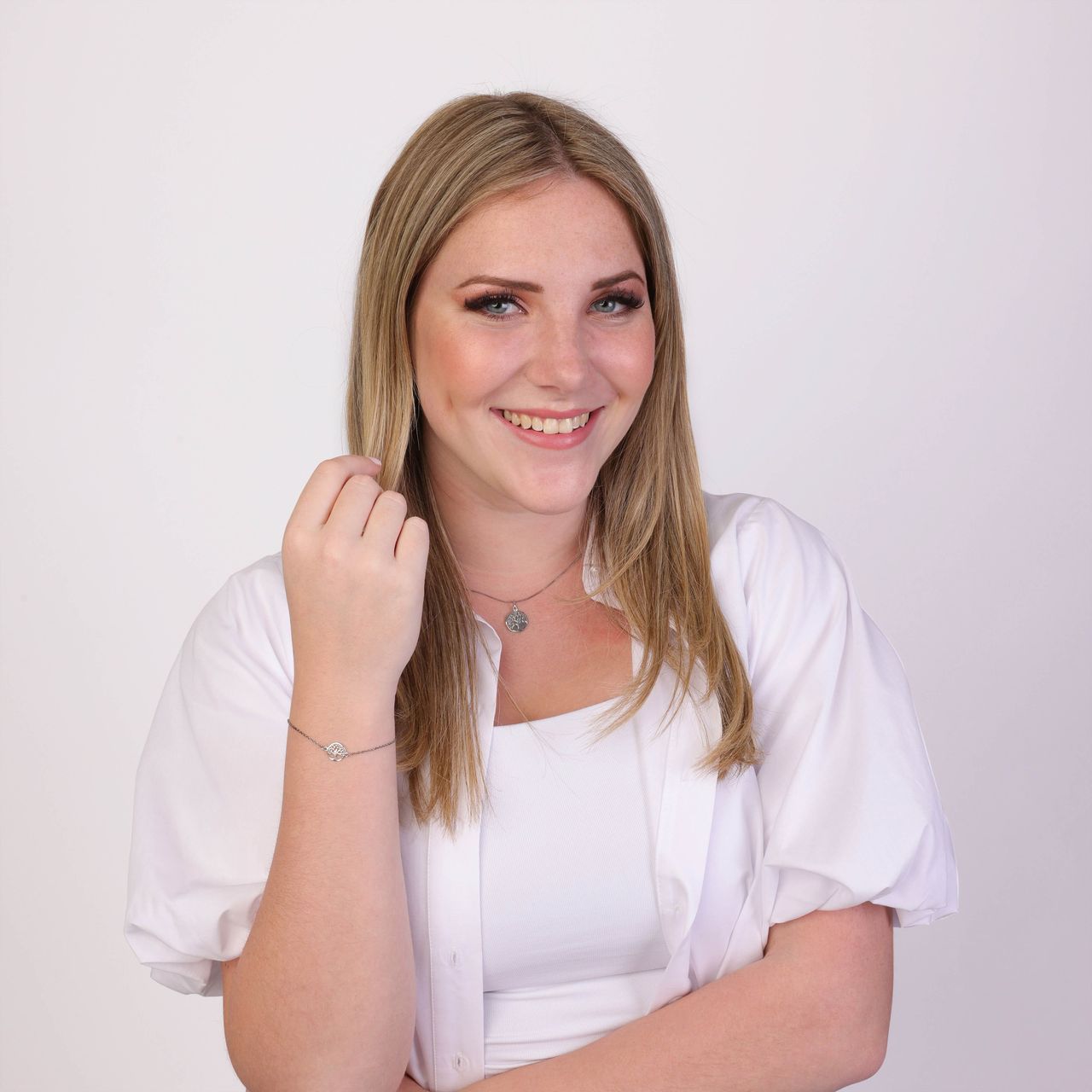 Zilveren collier met hanger levensboom voor dames