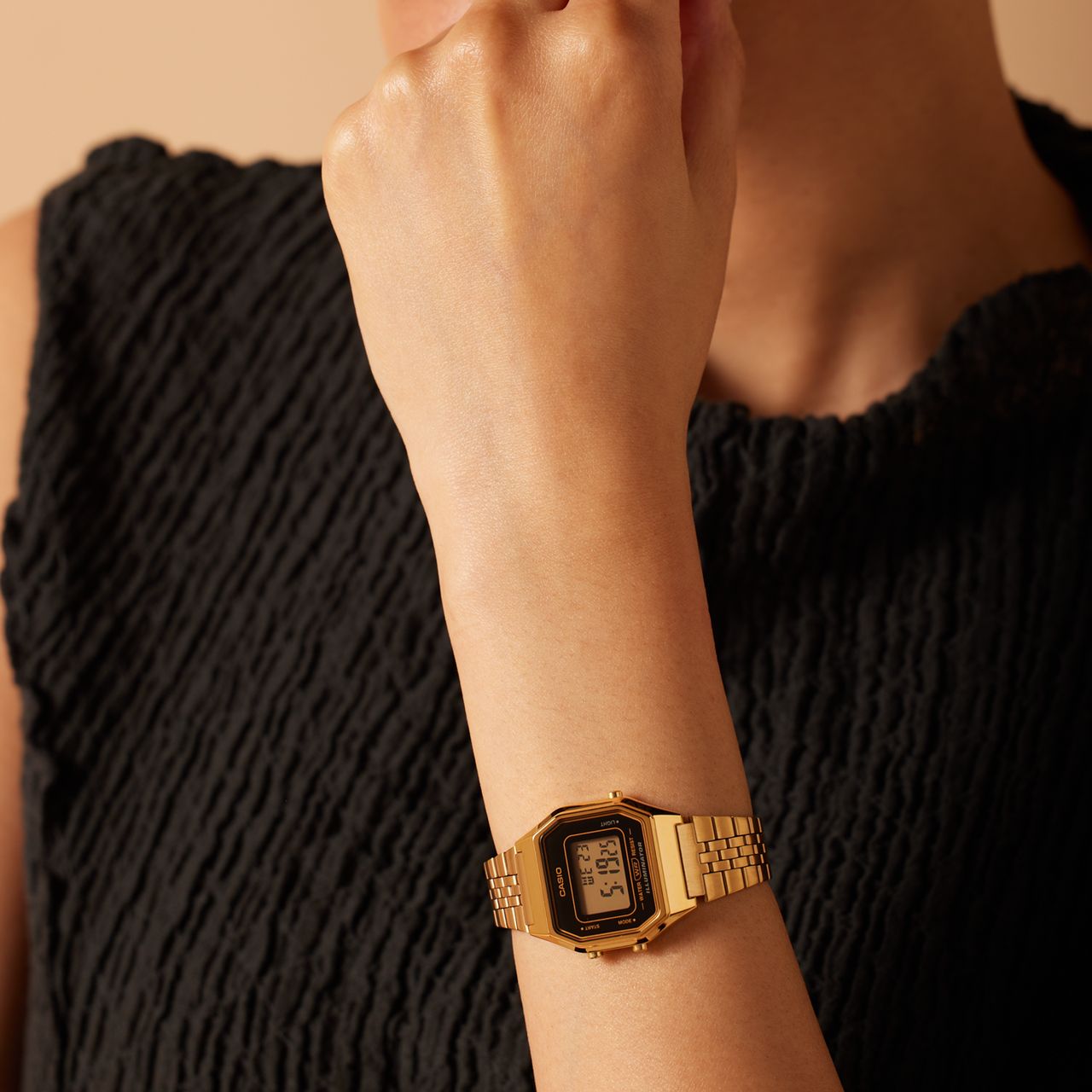 Casio Retro Digitaal Horloge Goudkleurig LA680WEGA-ER
