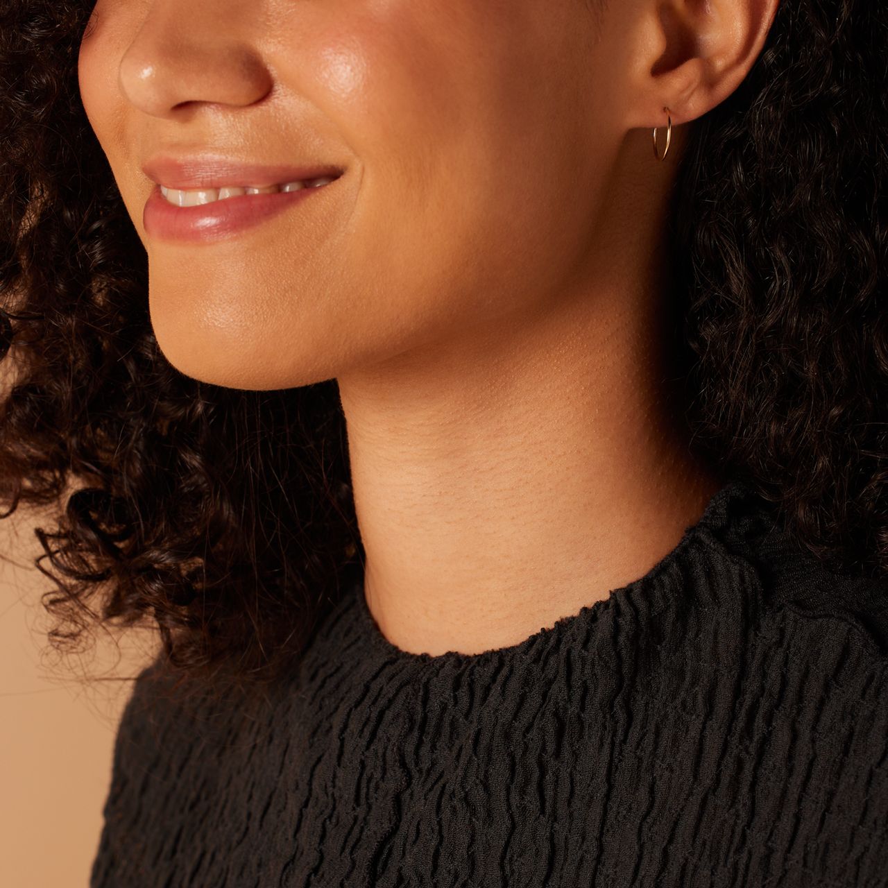 Ohrringe aus 585 Gold, 14 mm