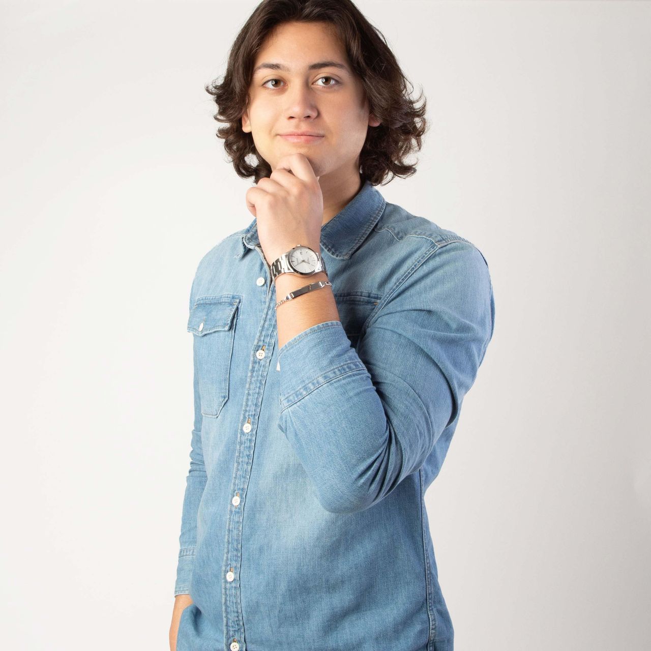 Gerecycleerd zilveren heren plaatarmband