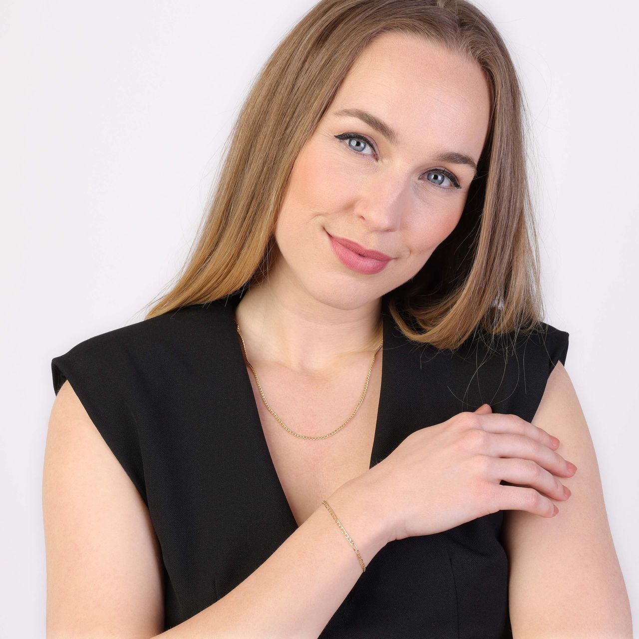 9 Karaat armband met figaroschakel