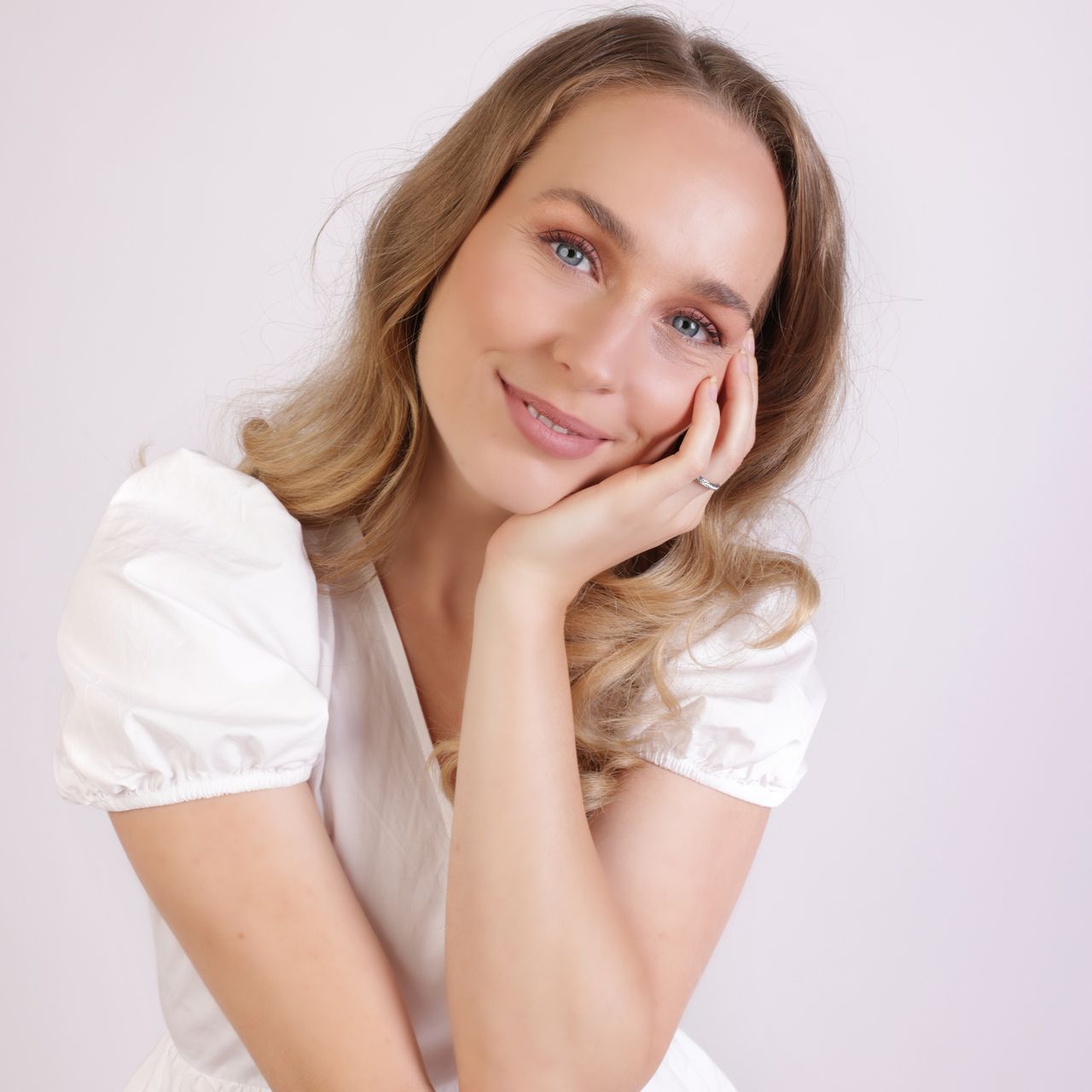 Gerecycleerd stalen ring met kristal