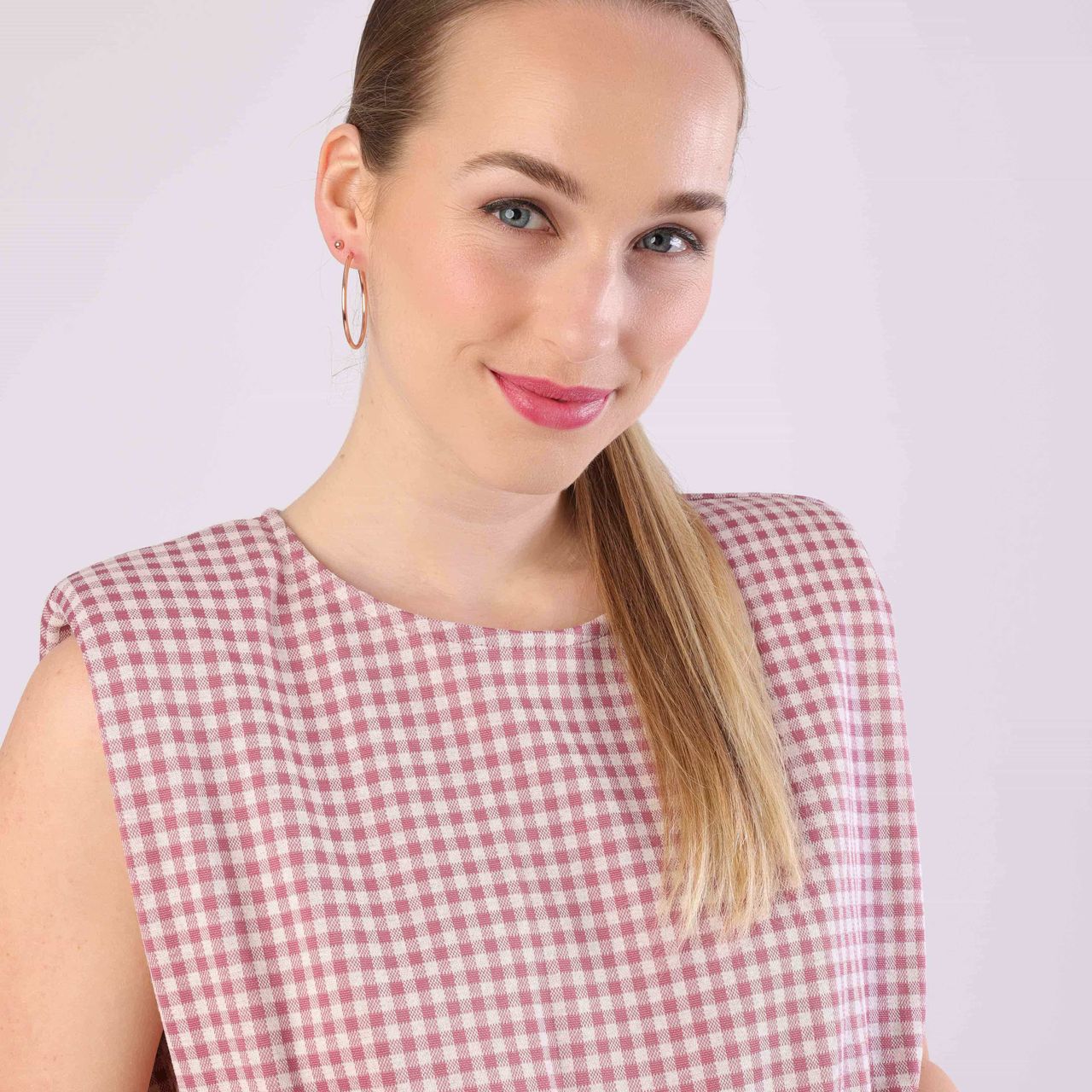 Zilveren oorknoppen bol roseplated 4mm voor dames