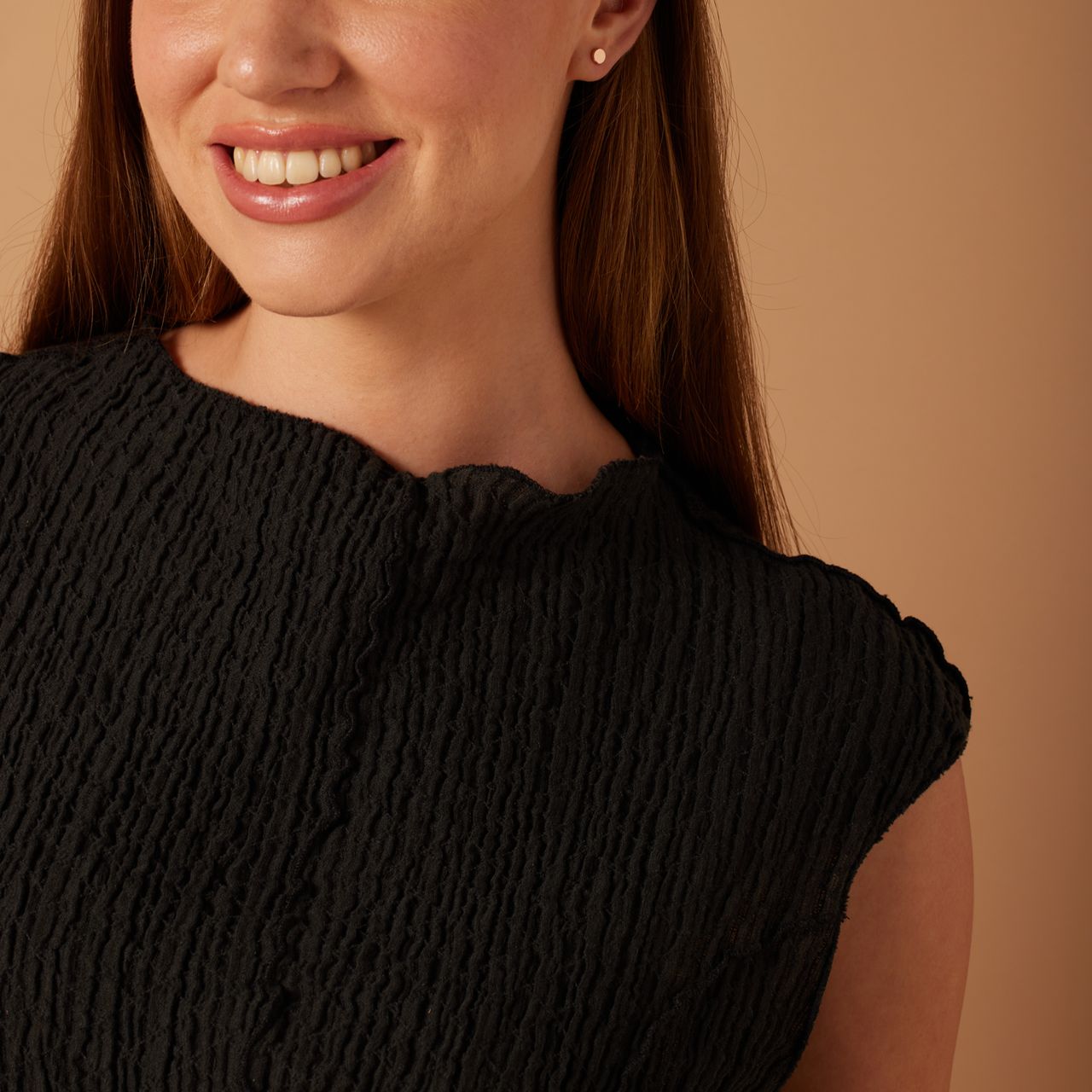 Zilveren oorknoppen roseplated rond 5mm voor dames