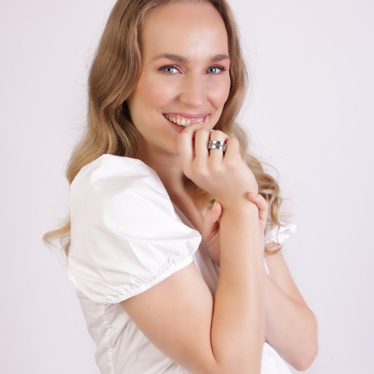 Gerecycled stainless steel ring mat