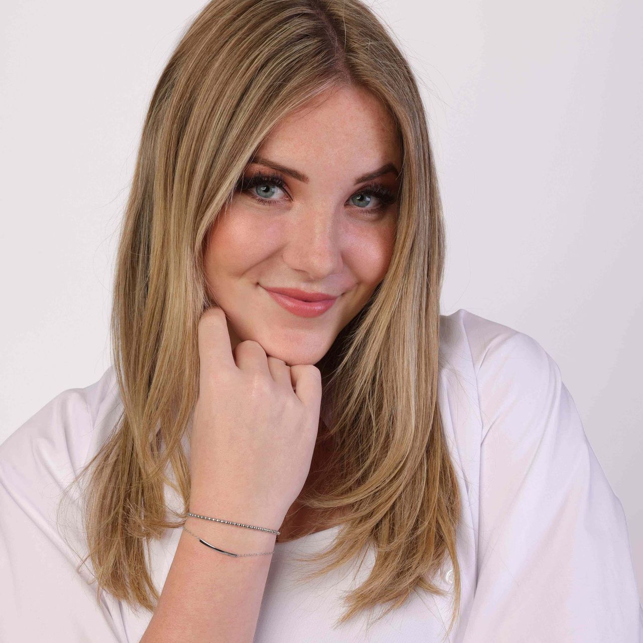 Gerecycleerd zilveren armband bol rhodiumplated