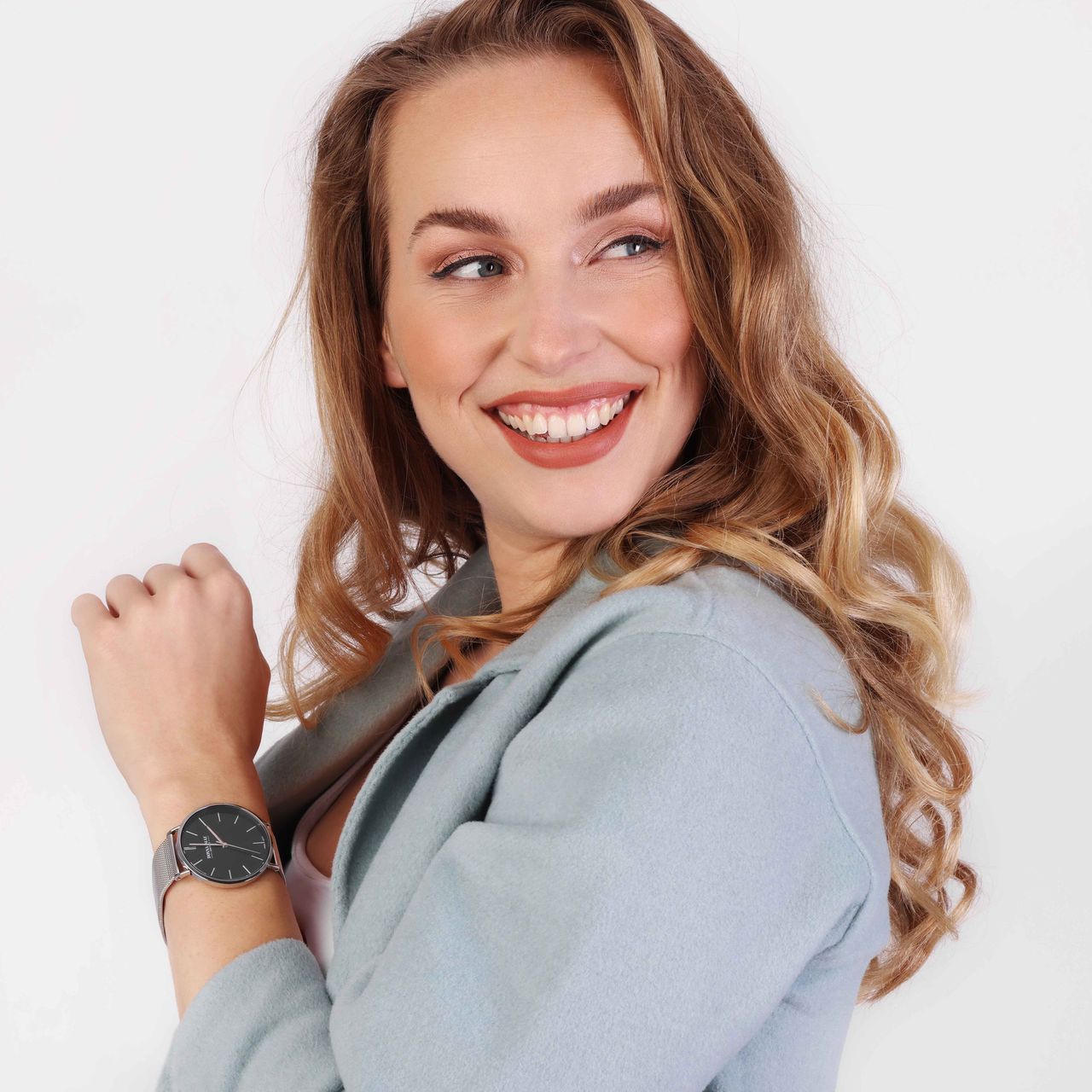 Donna Mae Dames Horloge Zilverkleurig