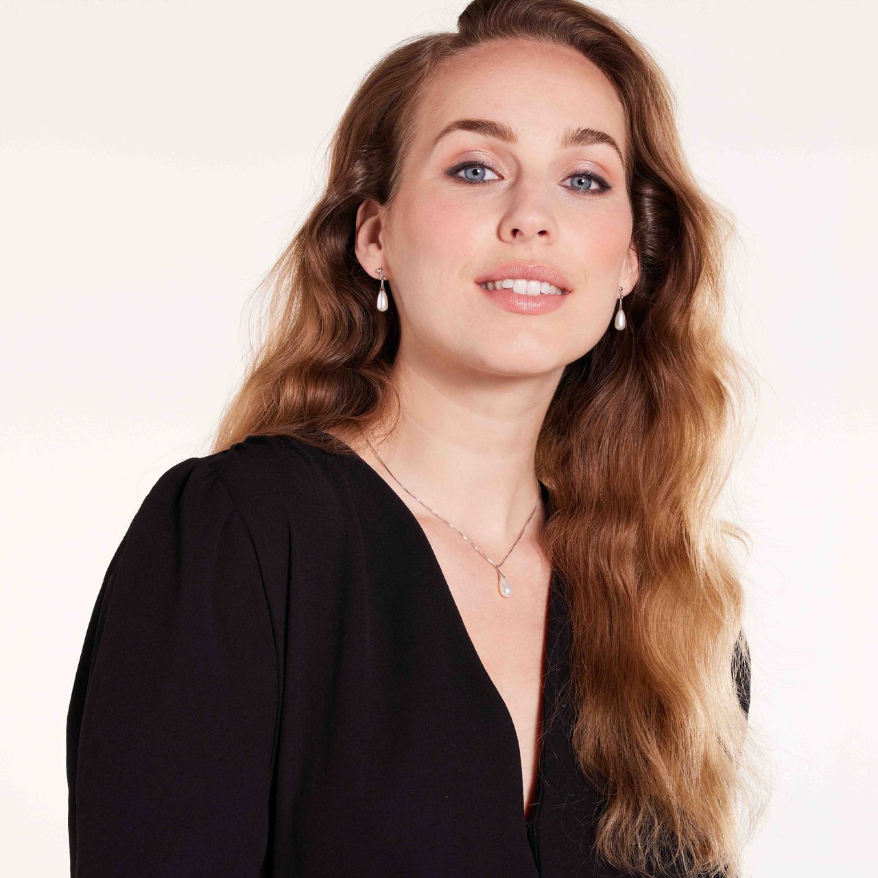 Ohrringe, 925 Silber, mit Perle