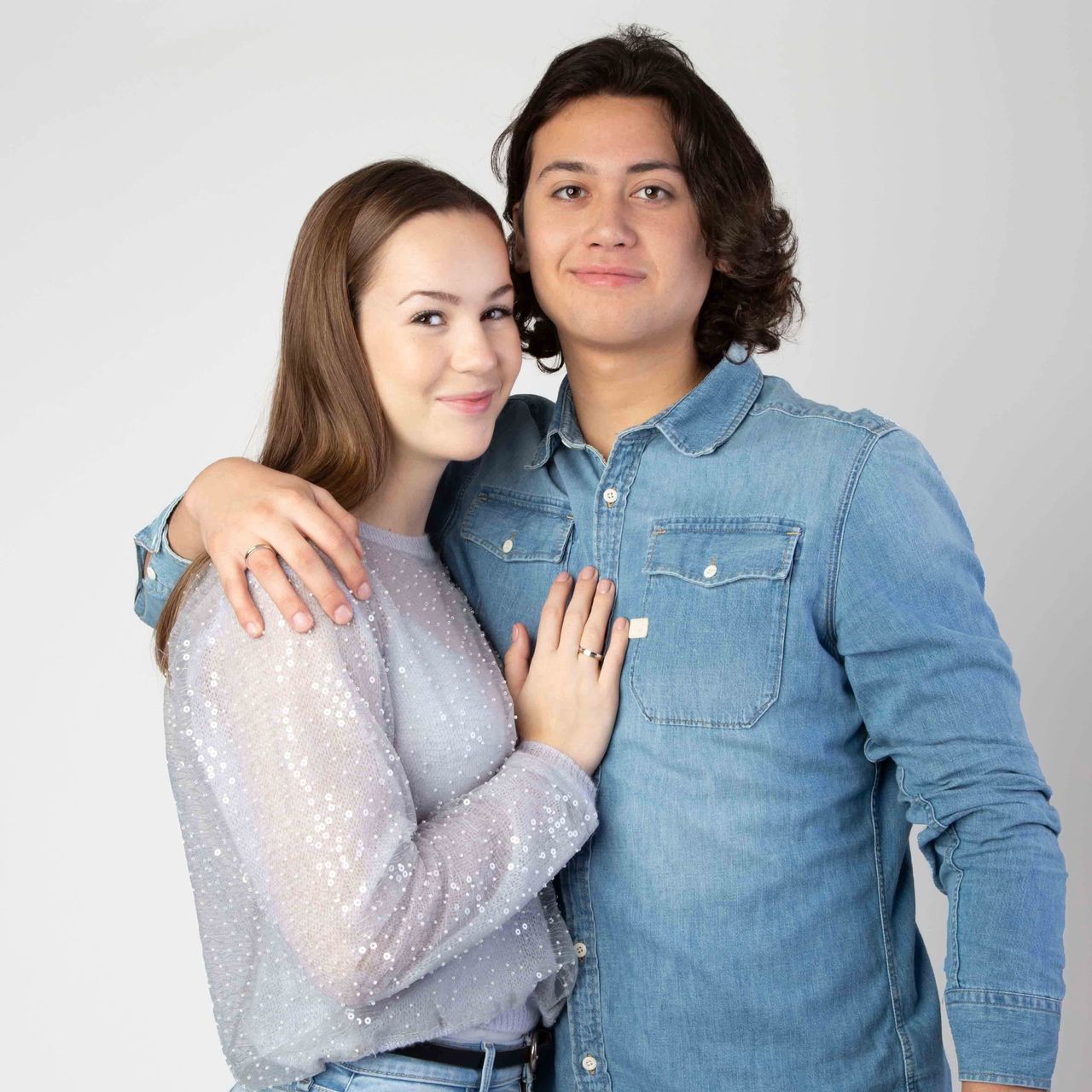 Zilveren goldplated liefdesring Ankara met zirkonia voor dames