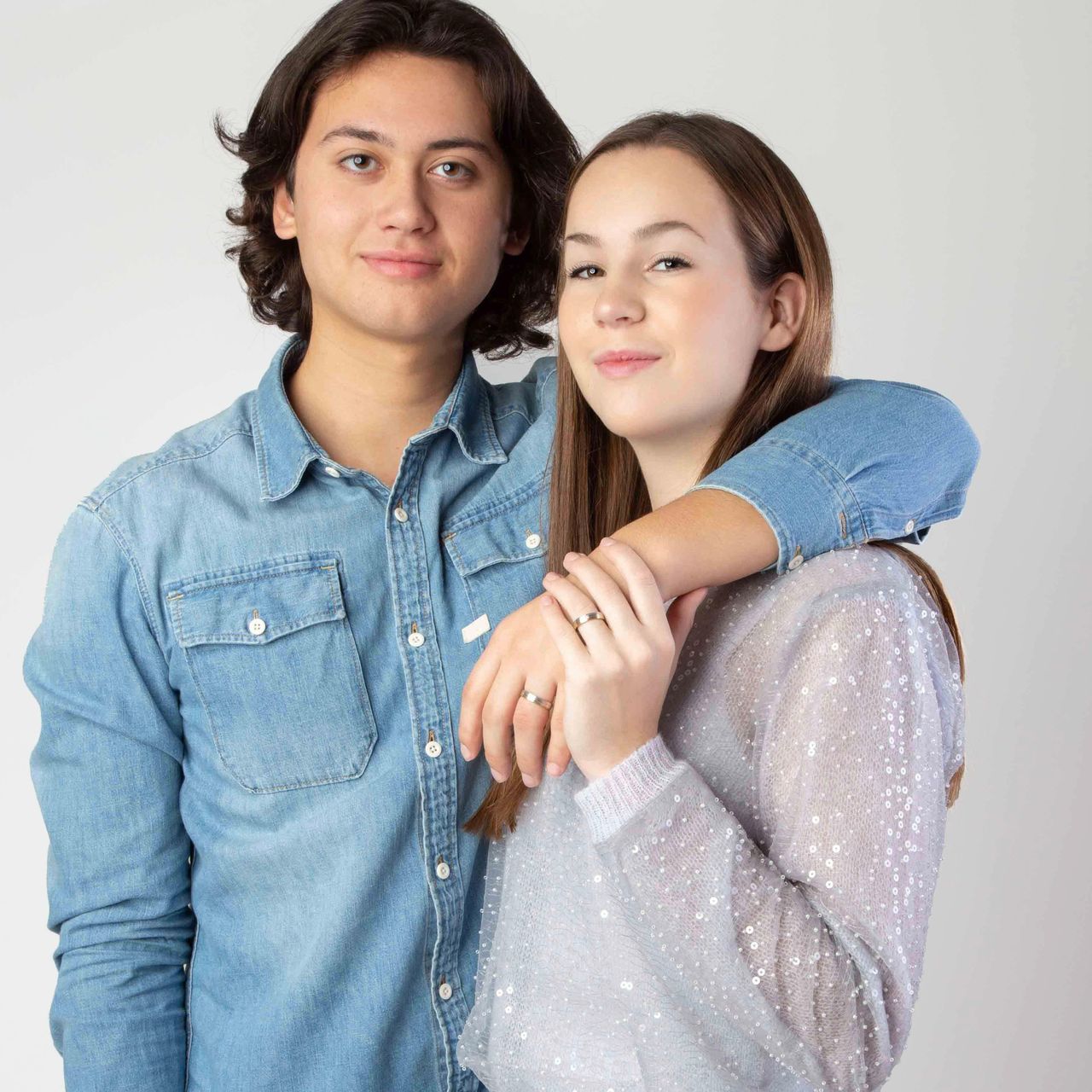 Zilveren goldplated liefdesring Zaragoza met zirkonia voor dames