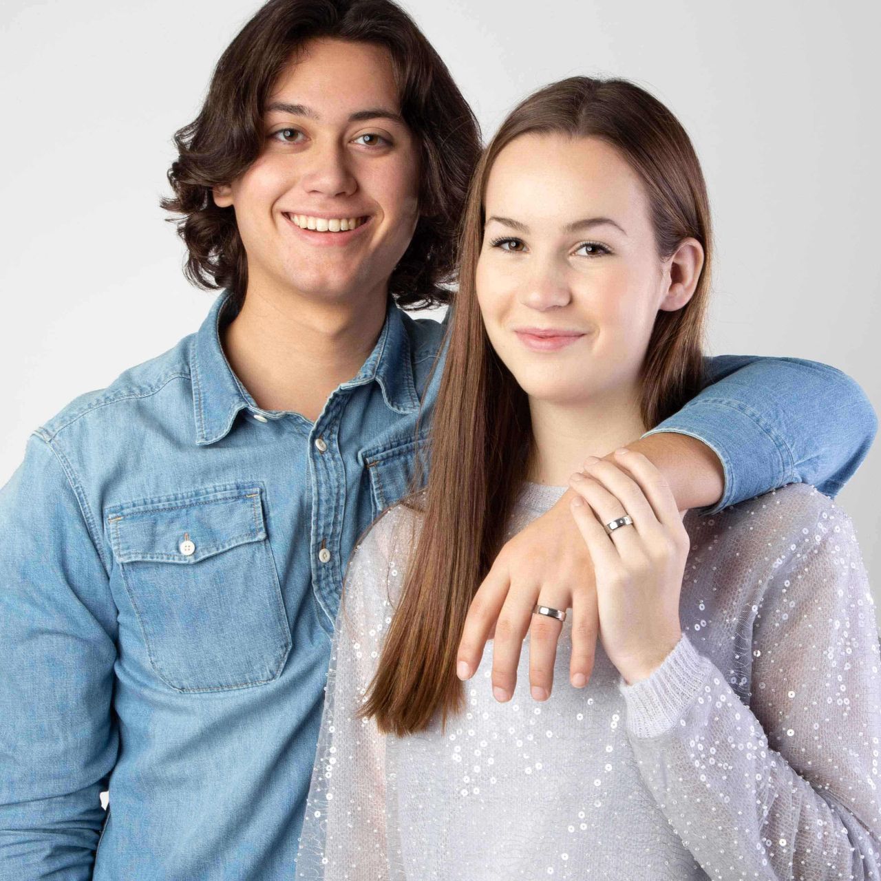 Zilveren liefdesring Dubrovik heren