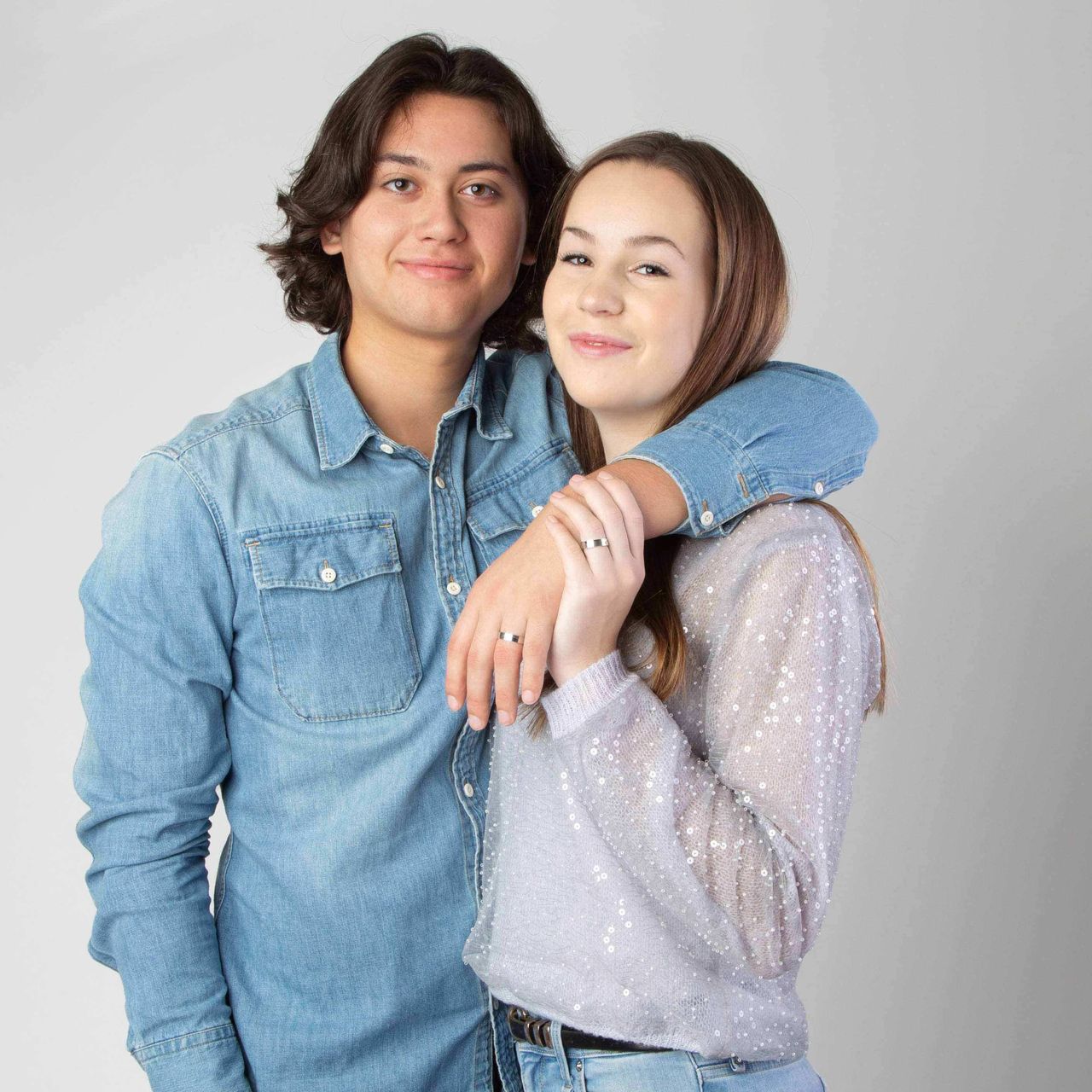 Zilveren liefdesring Santorini heren