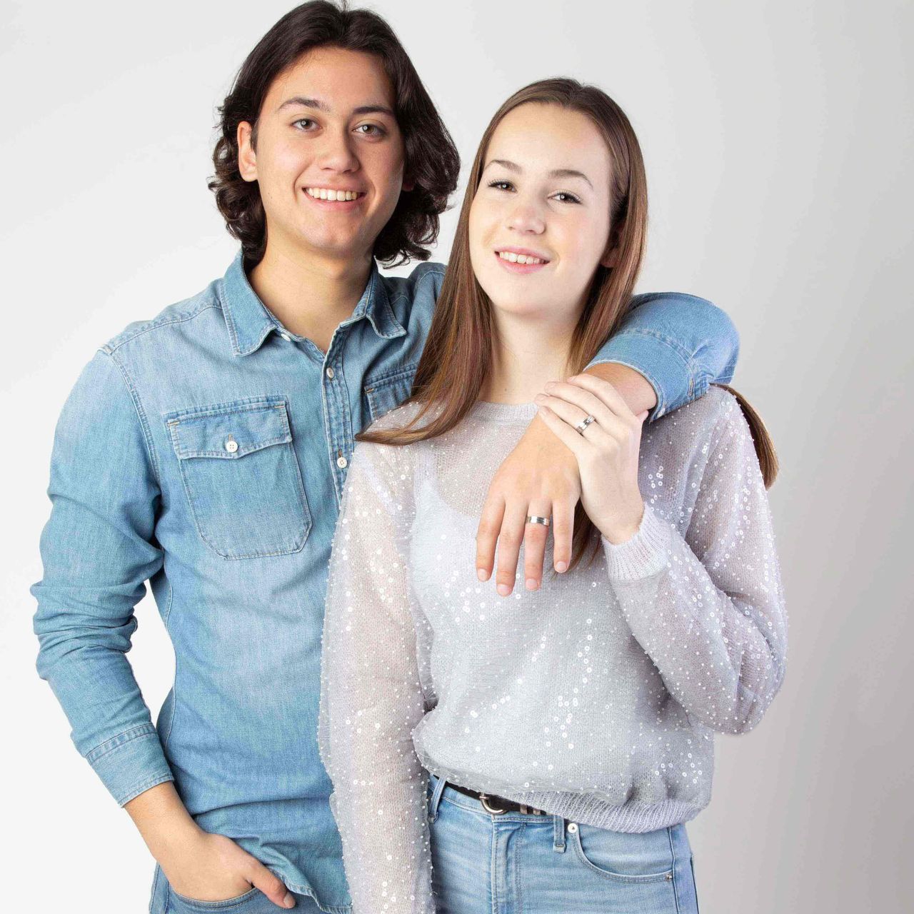 Silberner Damen-Freundschaftsring "Chios" mit Zirkoniastein