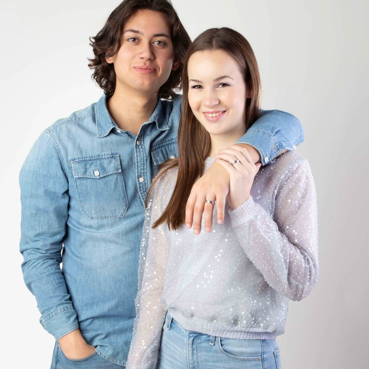 Zilveren liefdesring Corfu heren