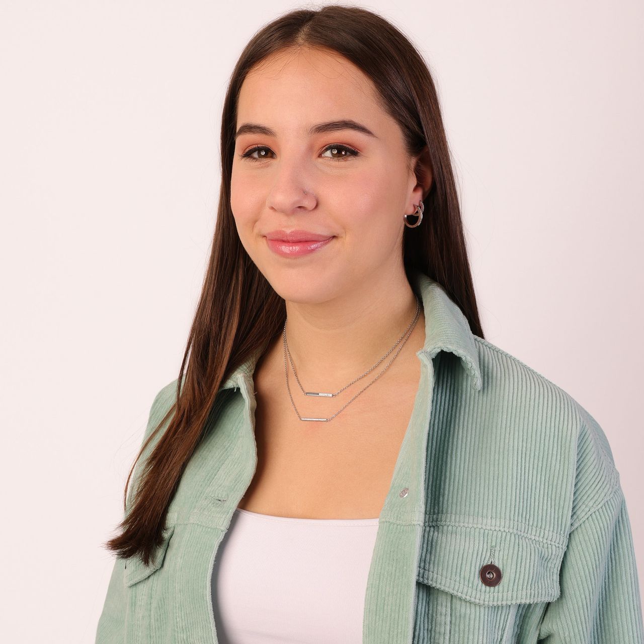 Gerecycleerd stalen ketting bar met kristal