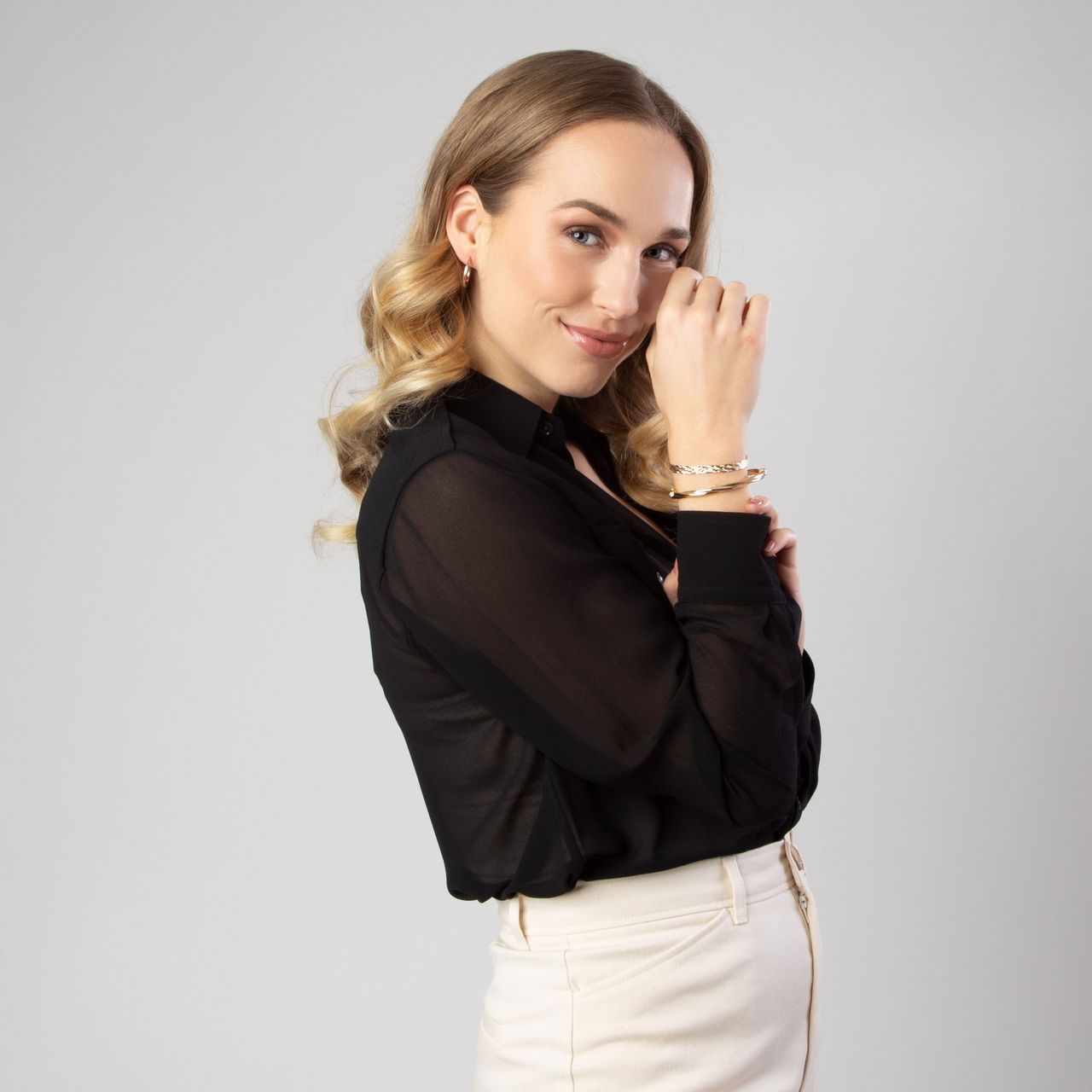 9 Karaat oorbellen ovaal rose