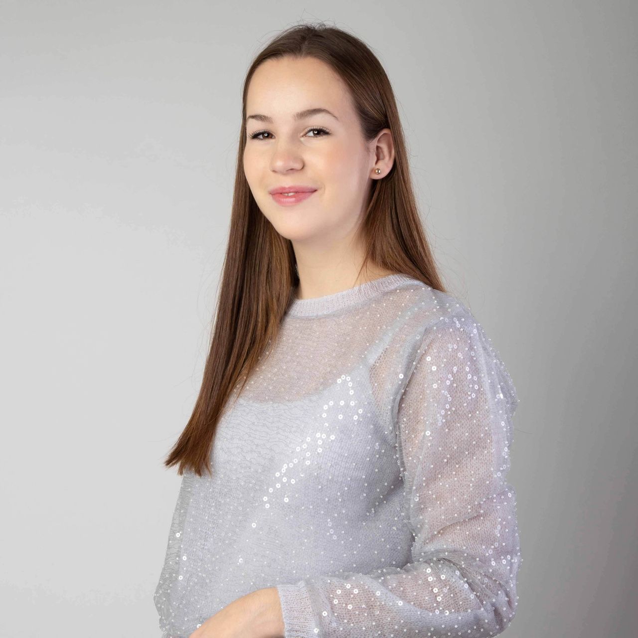 9 karaat oorknoppen bol rose voor dames