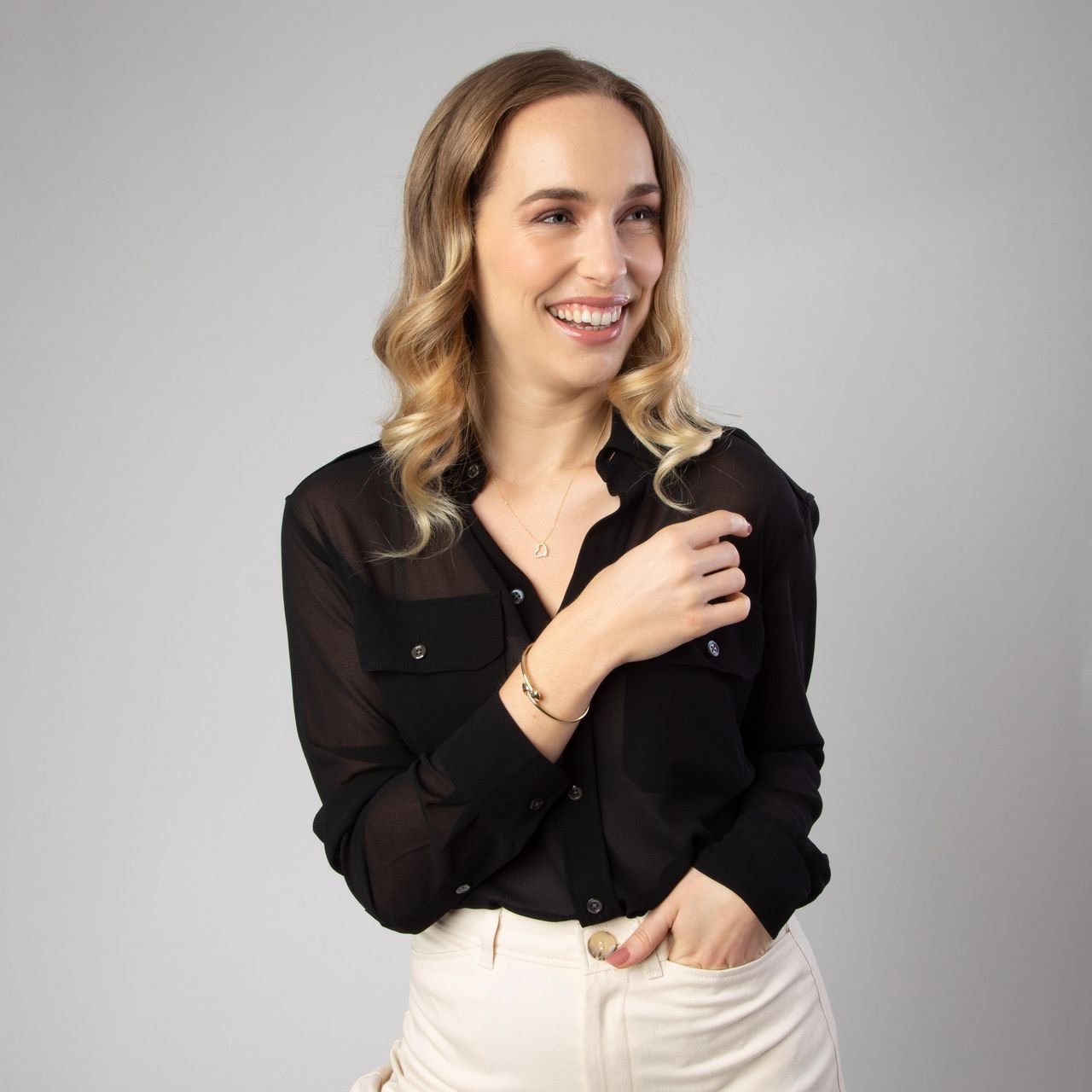 9 Karaat bangle met twee harten